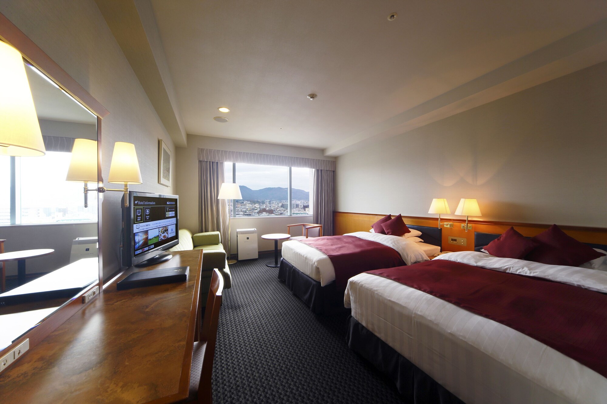 غرفة كبيرة مفردة بسريرين منفصلين، Hotel Nikko Nara 5/10