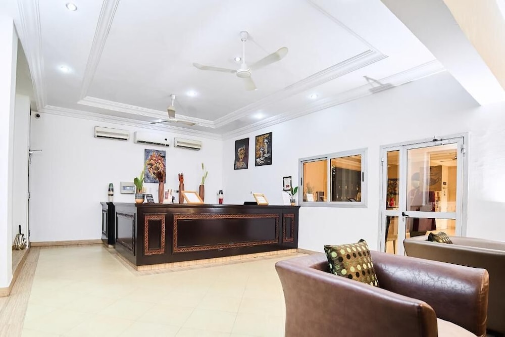Lobby at Hotel Dunia Bamako, BAMAKO