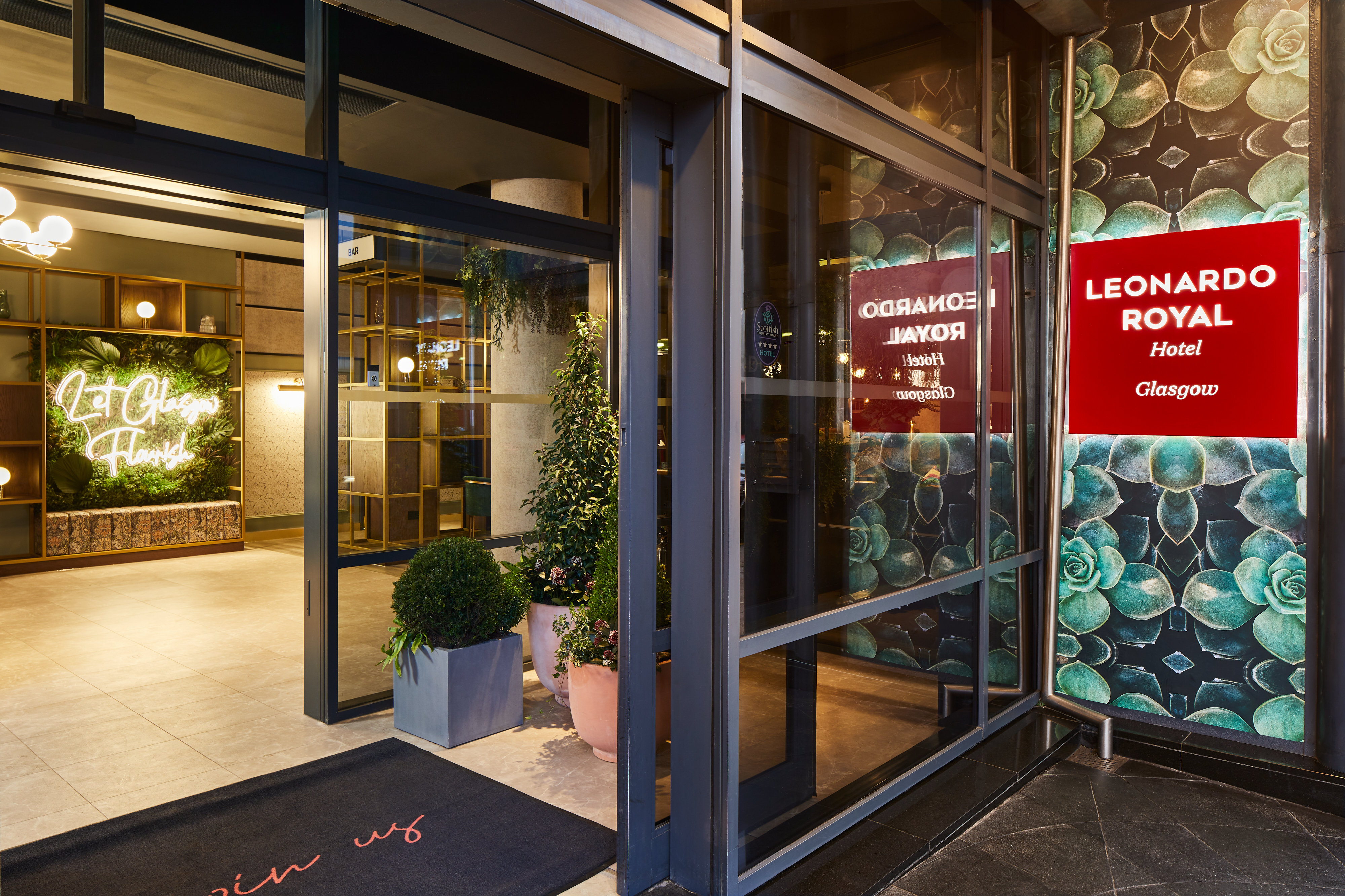 Lobby at Leonardo Royal Hotel Glasgow, GLASGOW