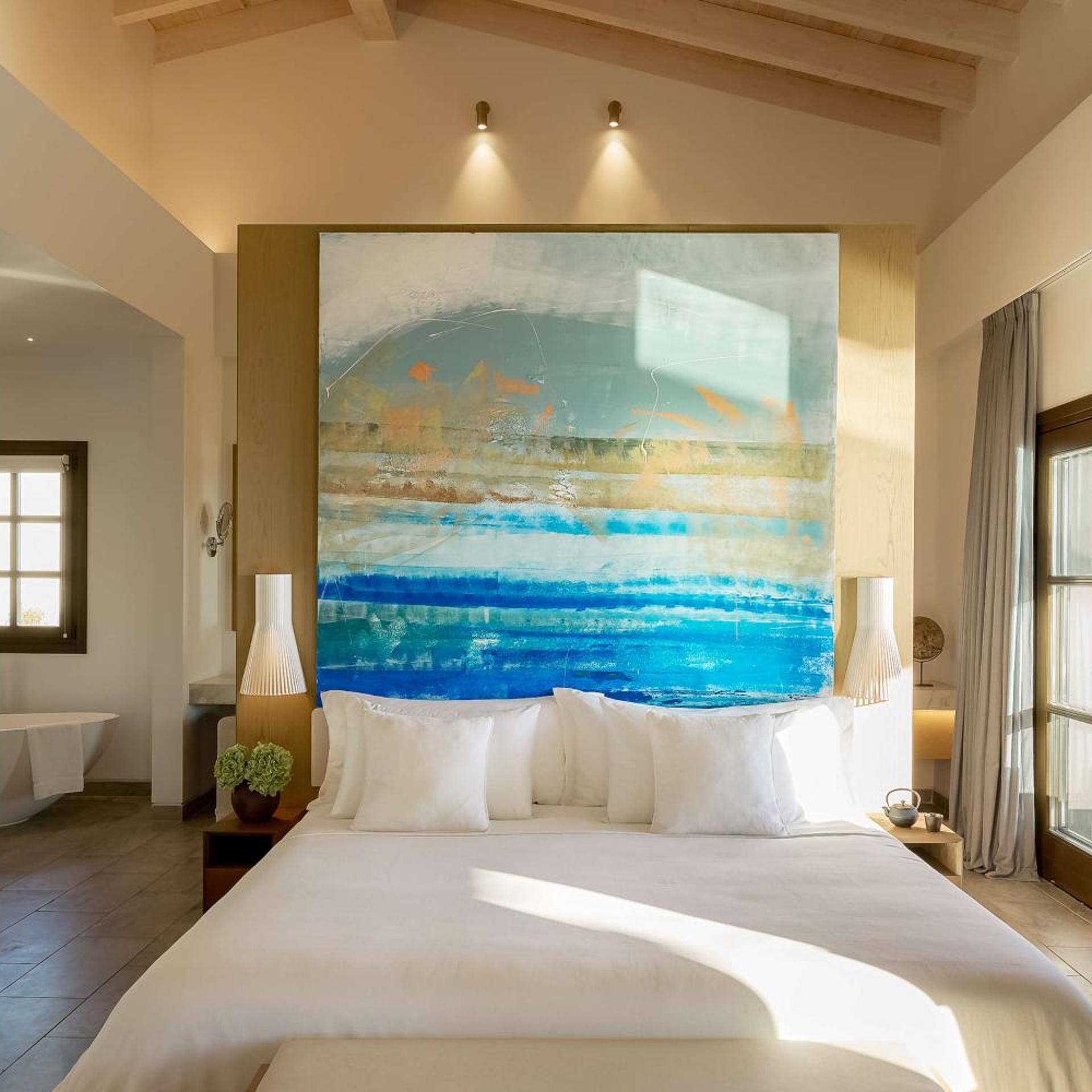 1 Bedroom, Ionian, Villa, King Bed, Sea View, with Pool