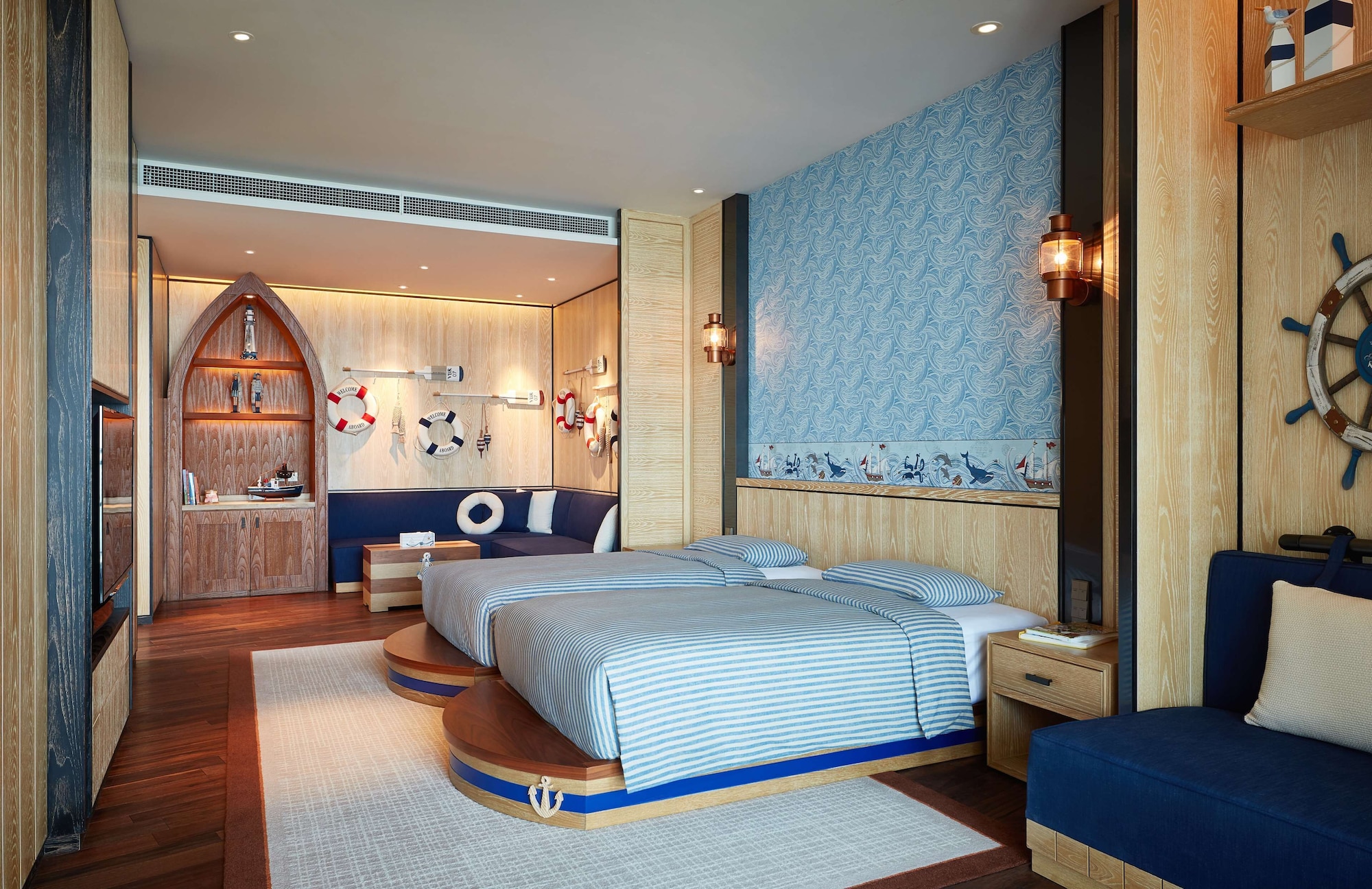 Kids Theme, Family, Twin Beds, Ocean View