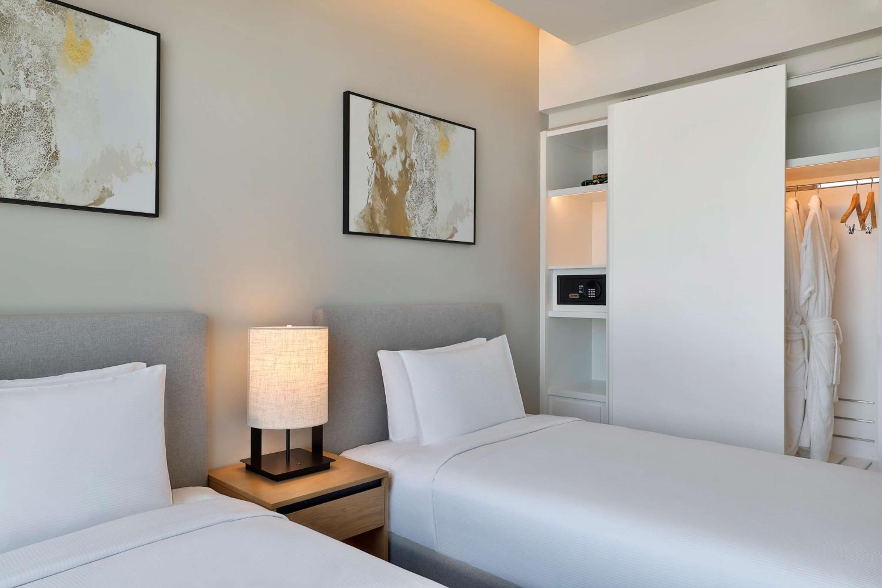 شقة بسريرين مزدوجين بغرفتي نوم، DoubleTree by Hilton Abu Dhabi Yas Island Residences 7/10