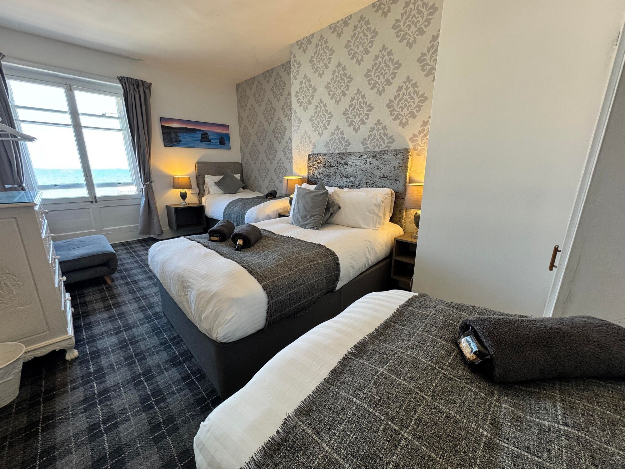 Gold, Family, Double and Twin Beds, Sea View