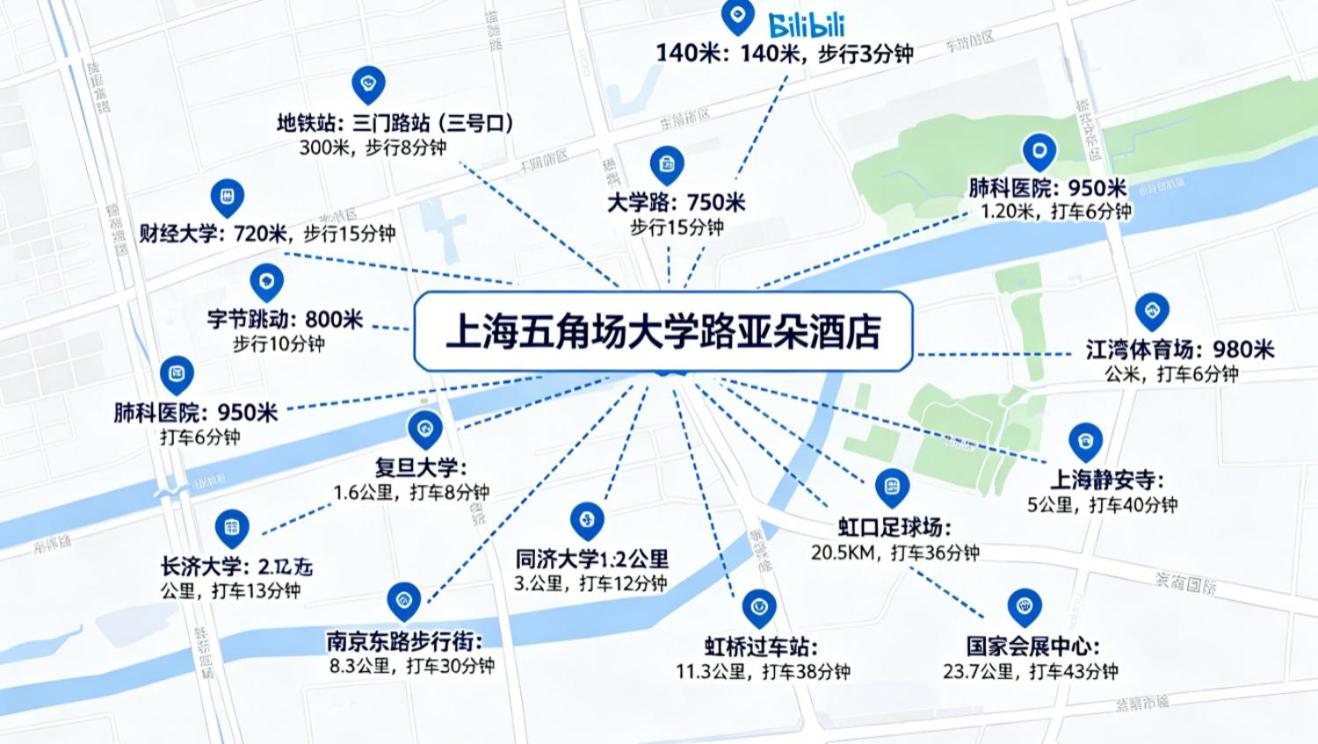 Atour Hotel Shanghai Wujiaochang Daxue Road 4/50