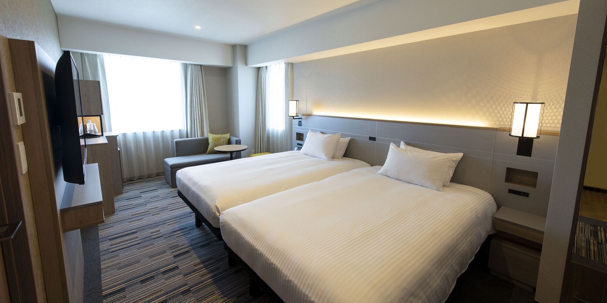 Type B, Twin Beds, Corner