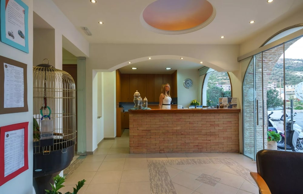 Lobby at Alianthos Beach Hotel, Agios Vasileios