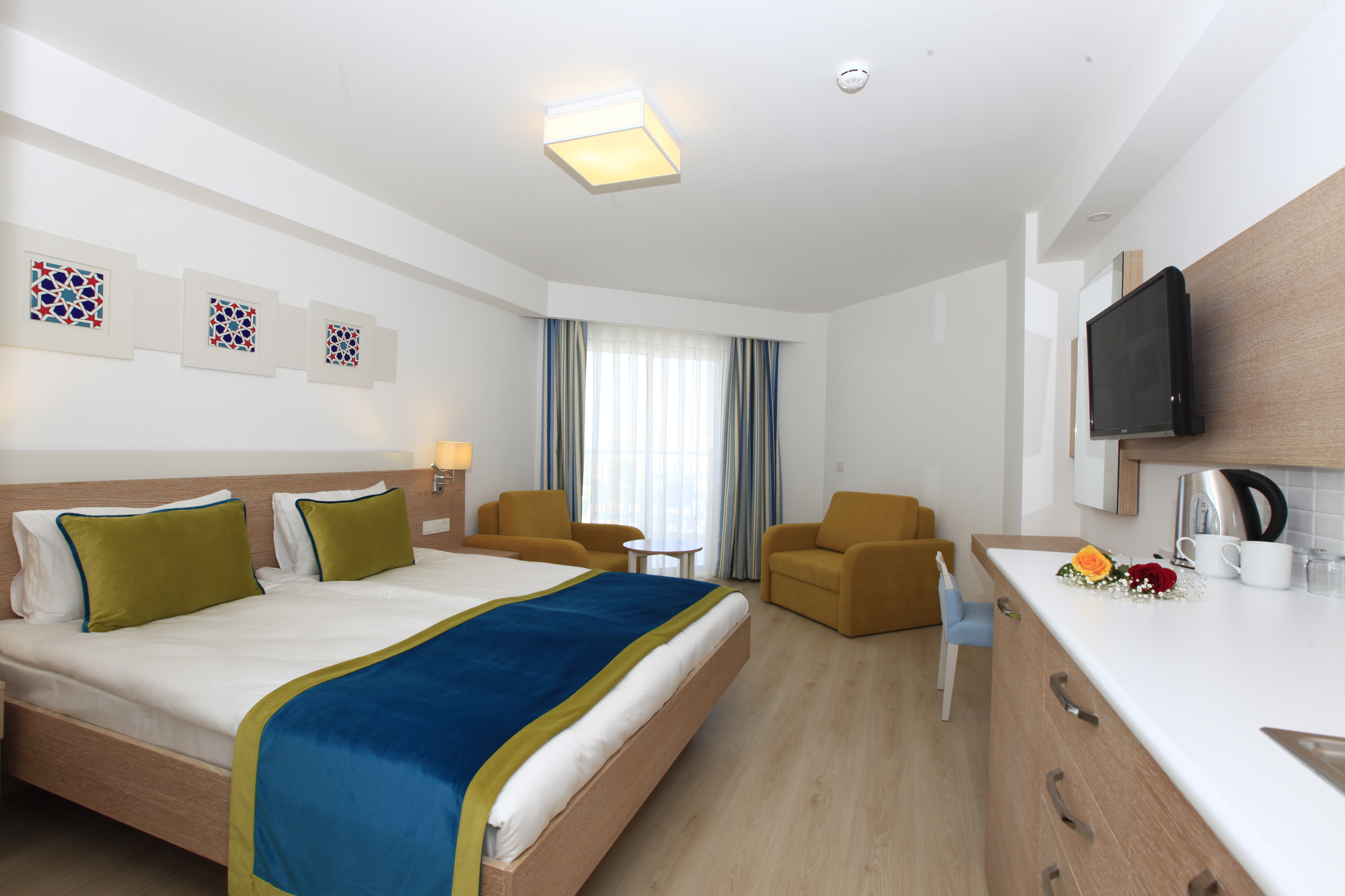 Room, Single, Double Bed, Land View