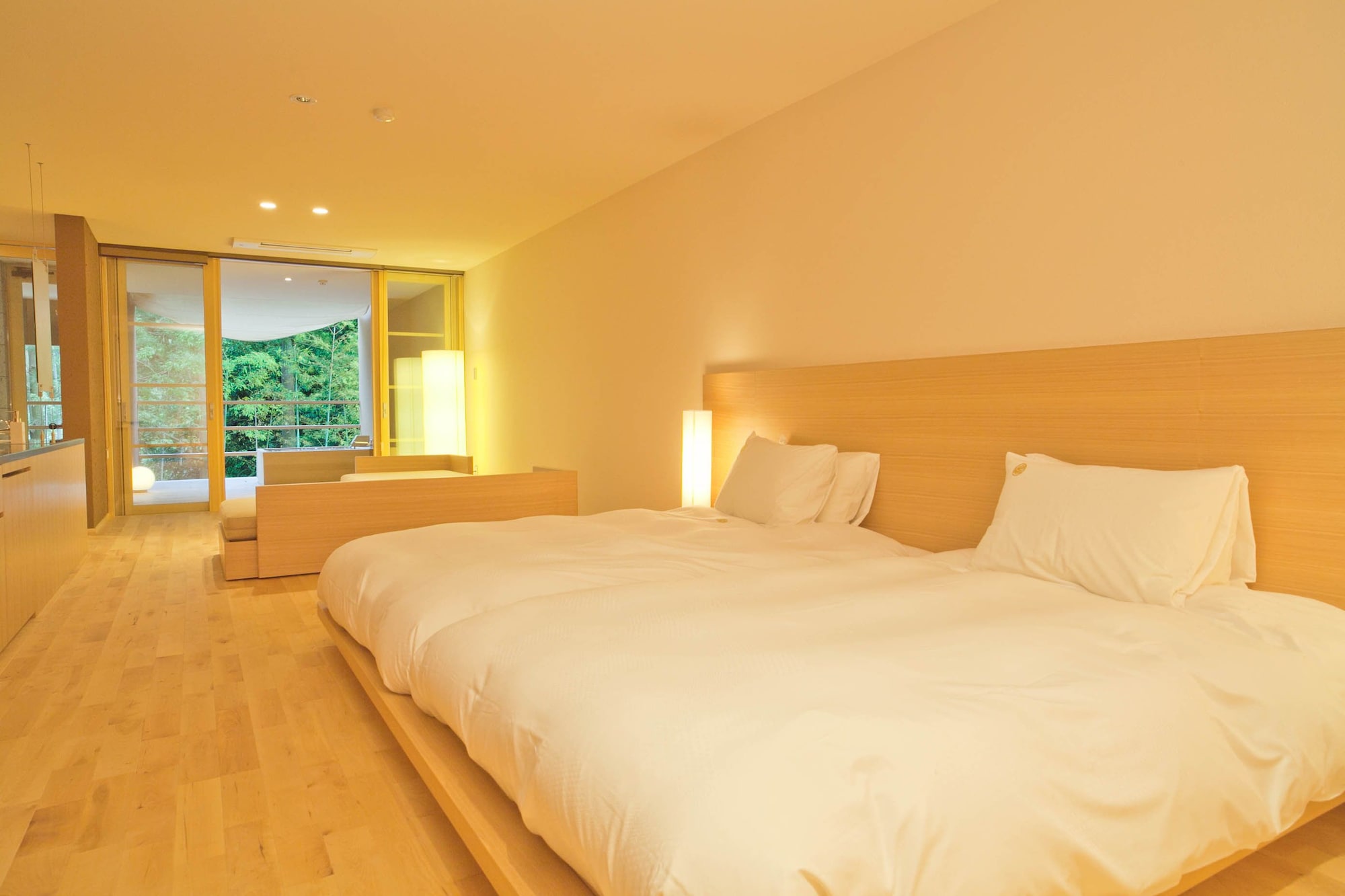 Junior Suite, Twin Beds, Outdoor Bath, Sofa, Tatami