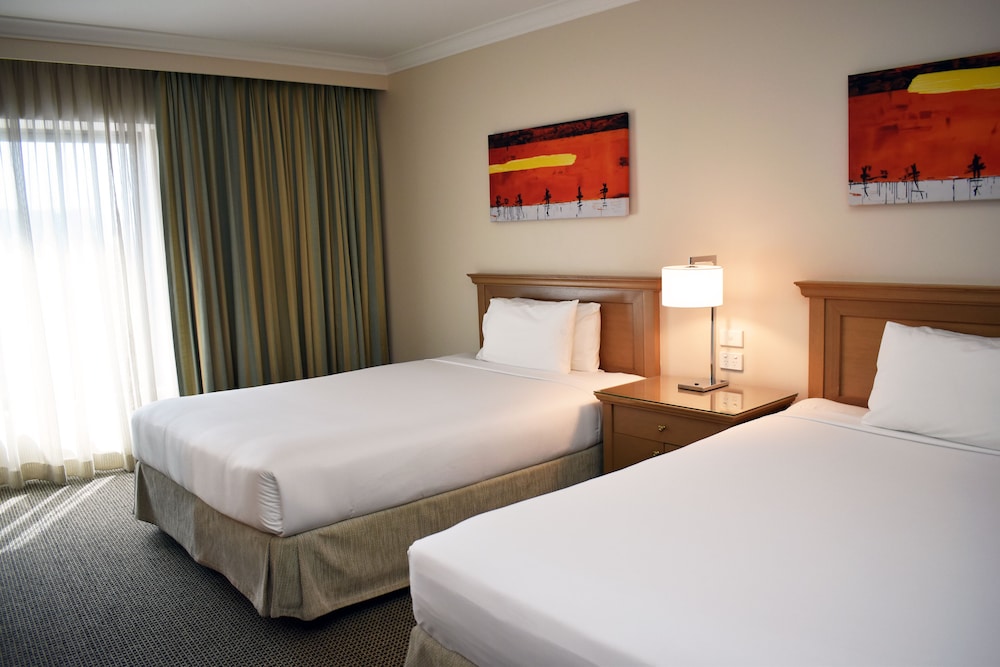 Deluxe, 2 Double Beds, Airport View