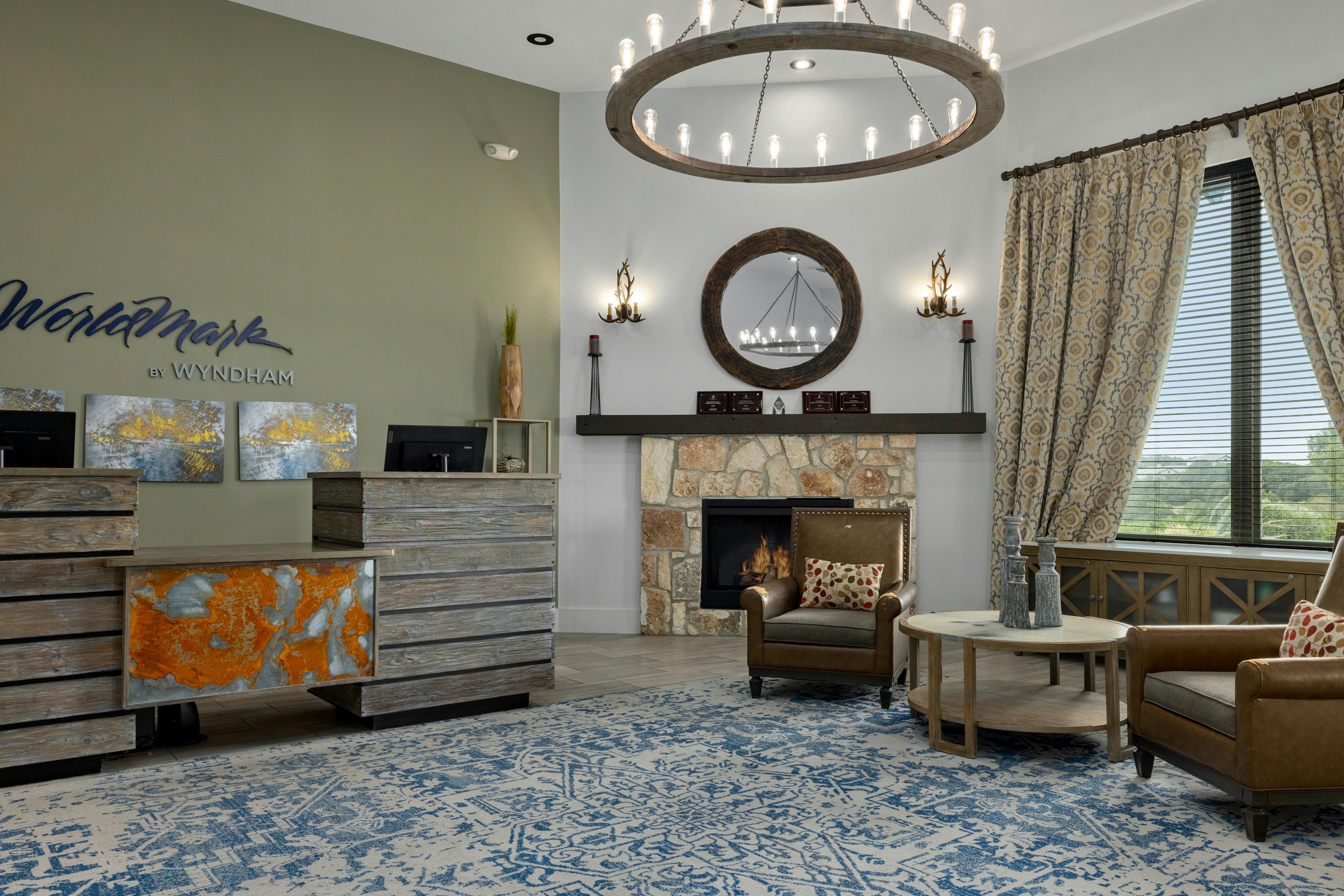 Lobby at Worldmark Hunt - Stablewood Springs Resort, Ingram