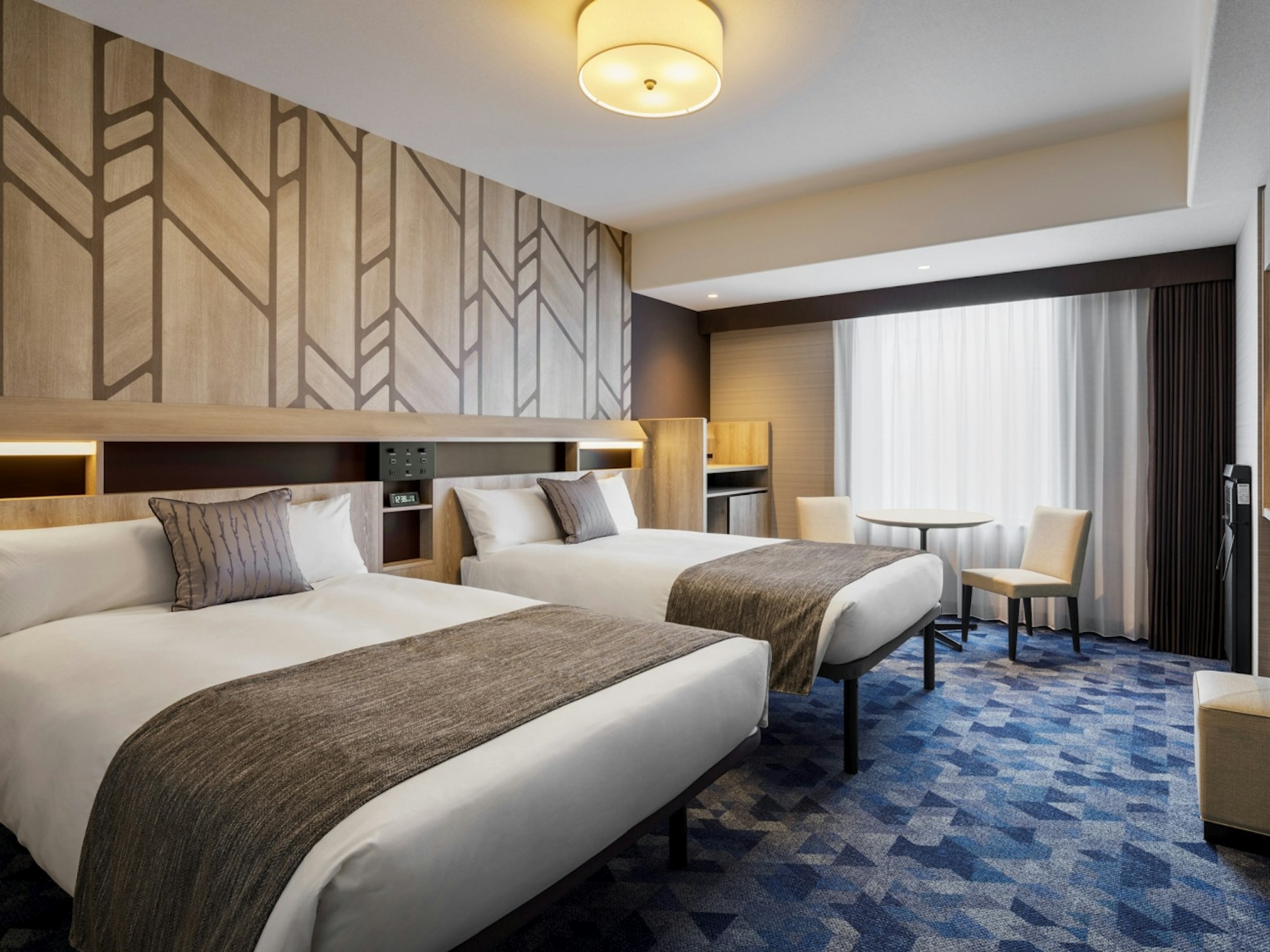 Room, Single, Twin Beds, South Wing