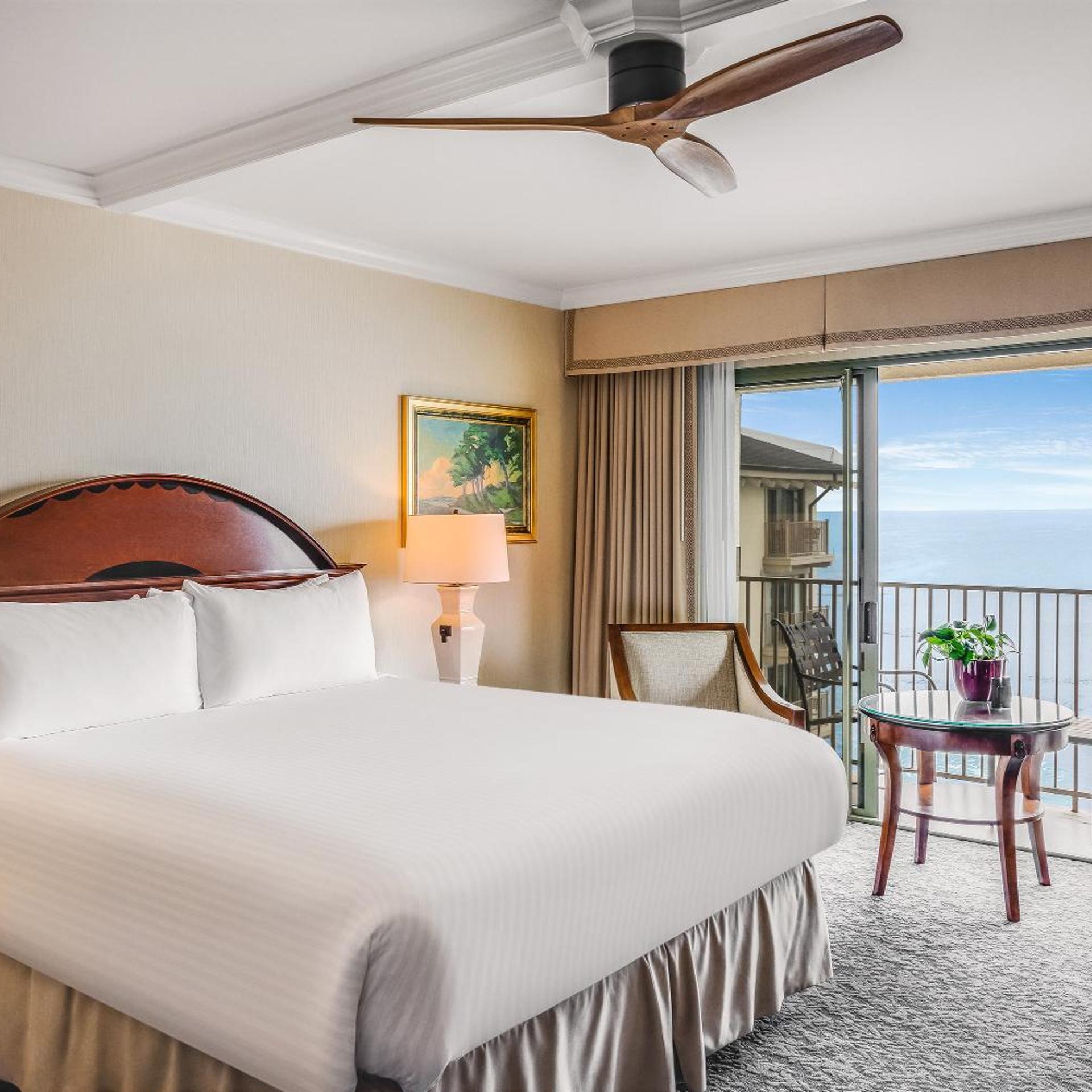 Room, King Bed, Sea View