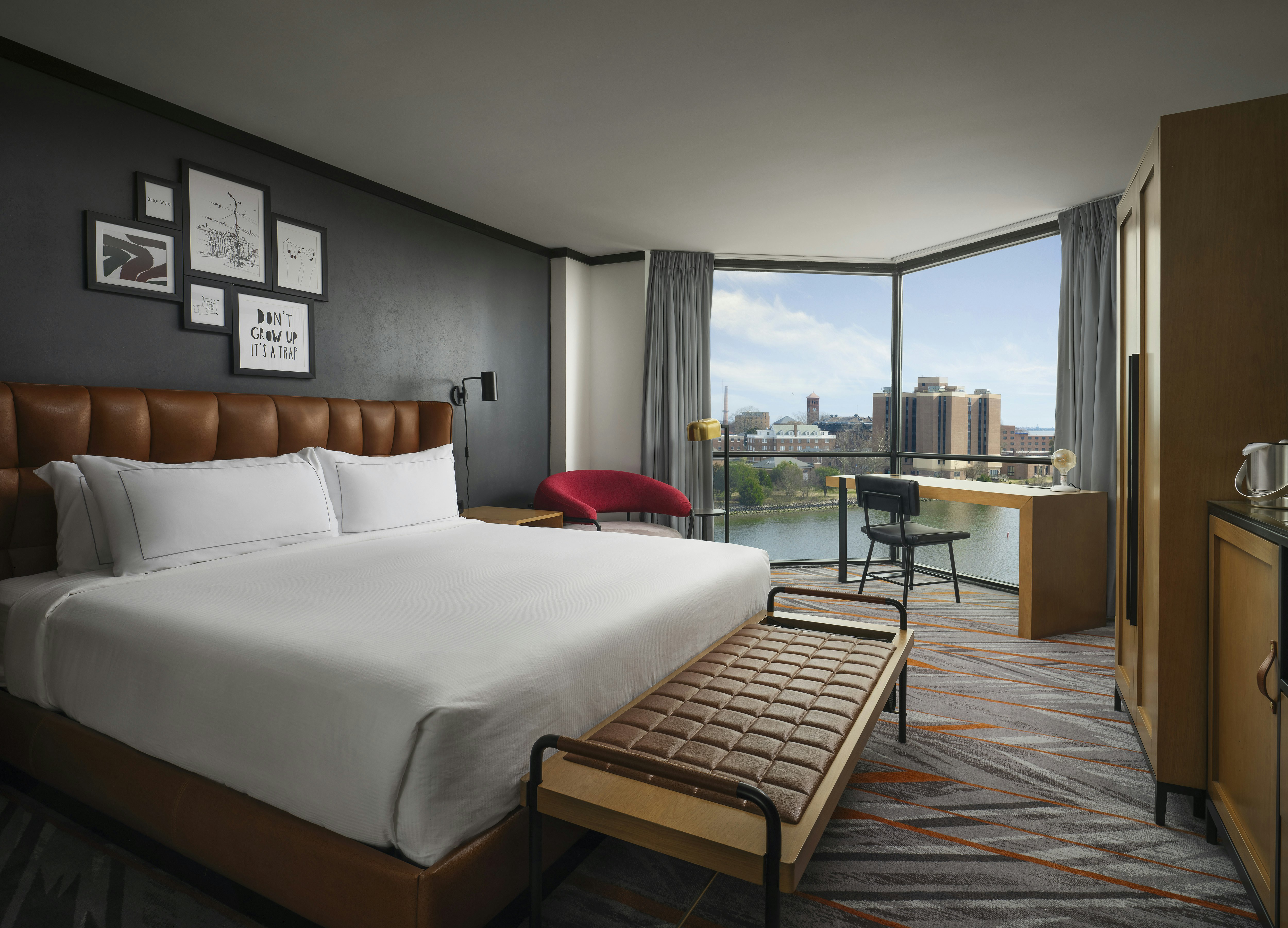 Room, King Bed, Water View