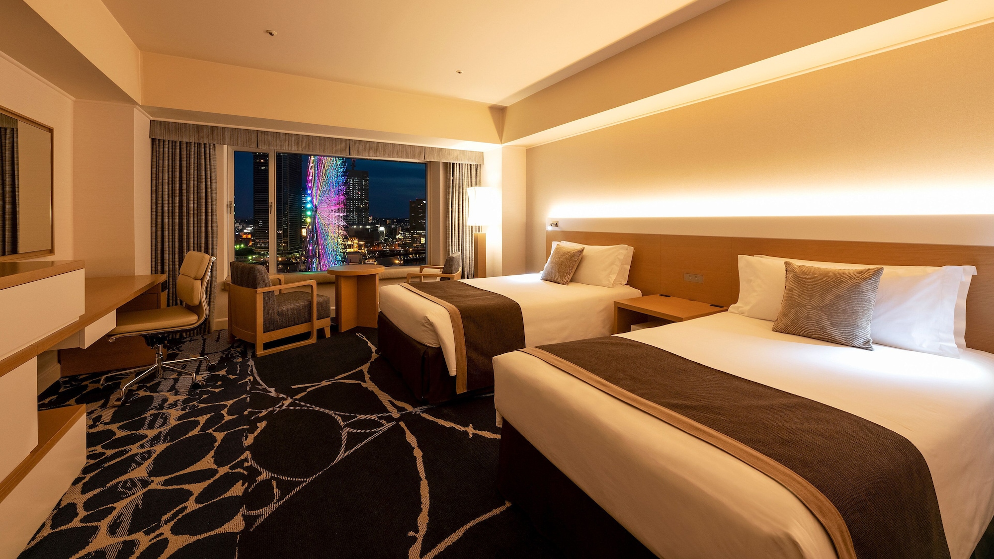 Premium, Twin Beds, City View