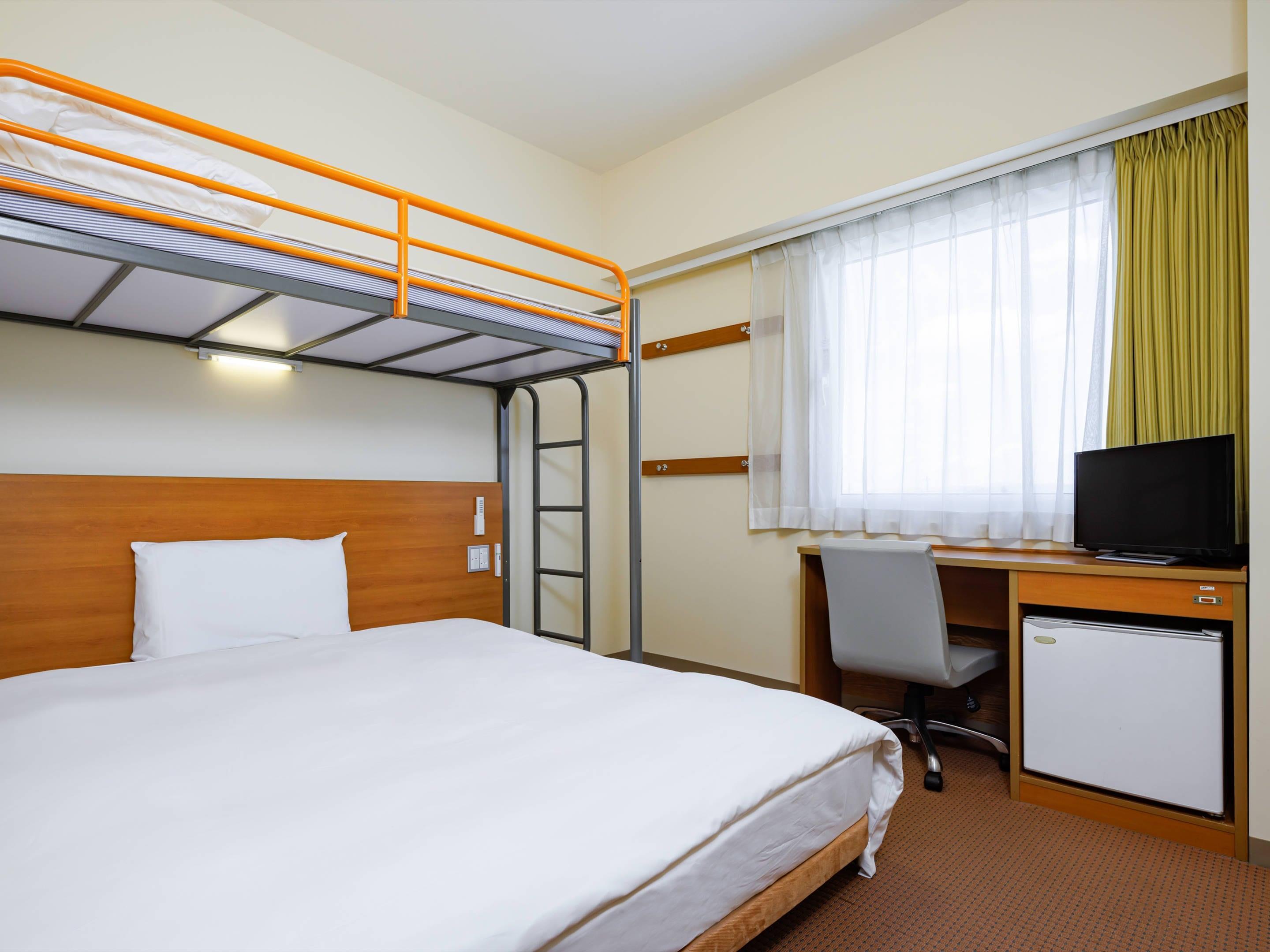 Room, Queen Bed, Loft Bed