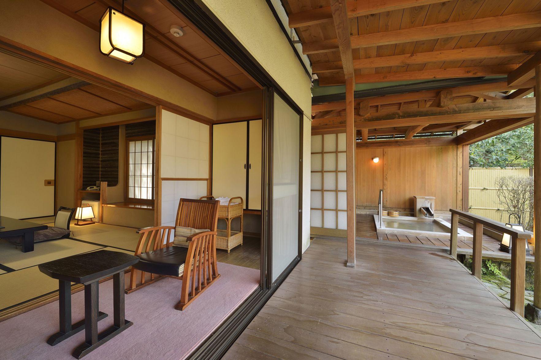 JAPANESE, OUTDOOR BATH, ANNEX