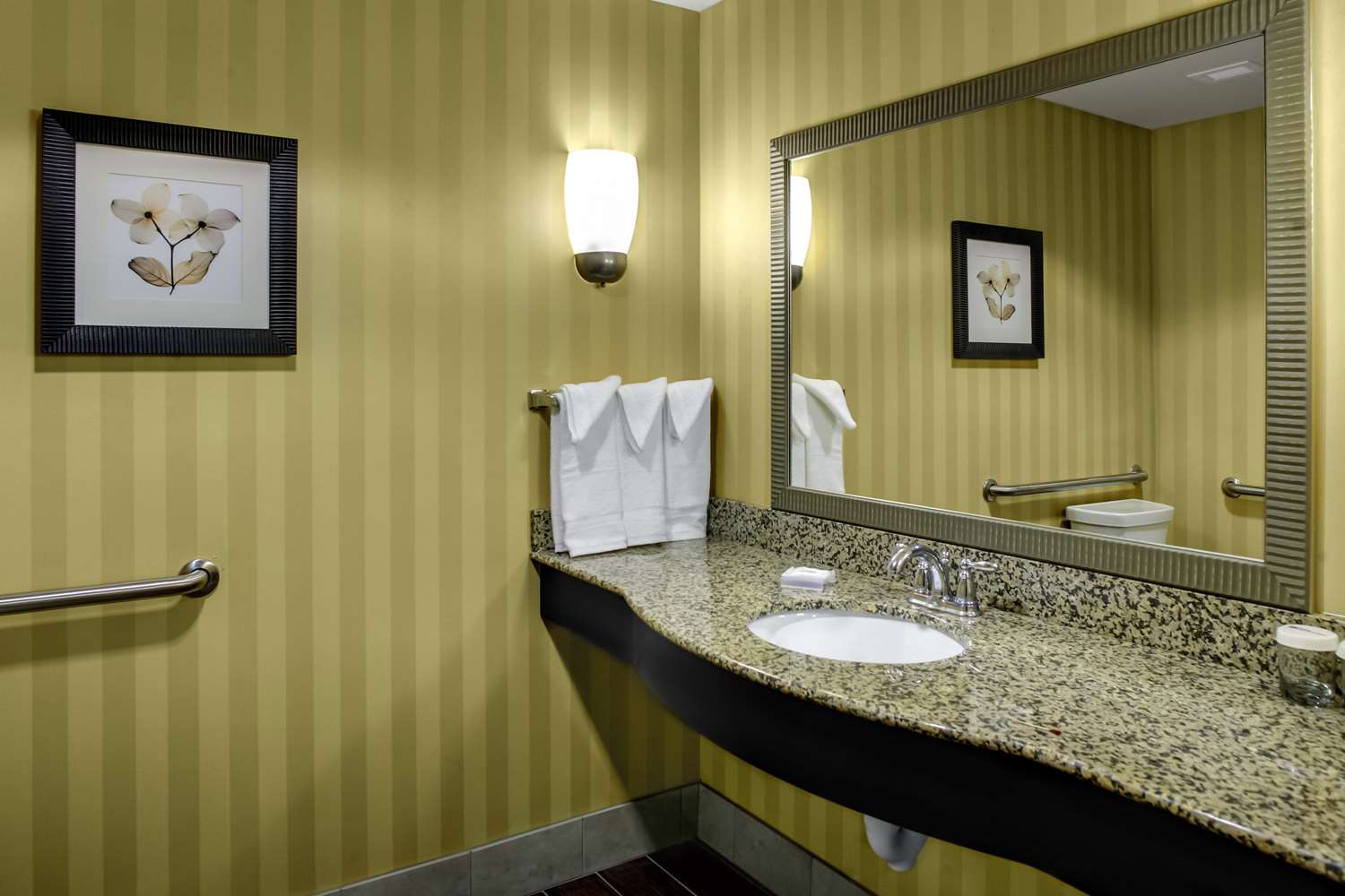 غرفة بسرير كينج بحوض استحمام لذوي الإعاقة، Hilton Garden Inn Pittsburgh/Cranberry 2/2