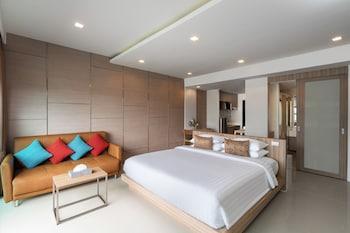 دوبلكس ديلوكس بسرير فردي بإطلالة على البحر بغرفتي نوم