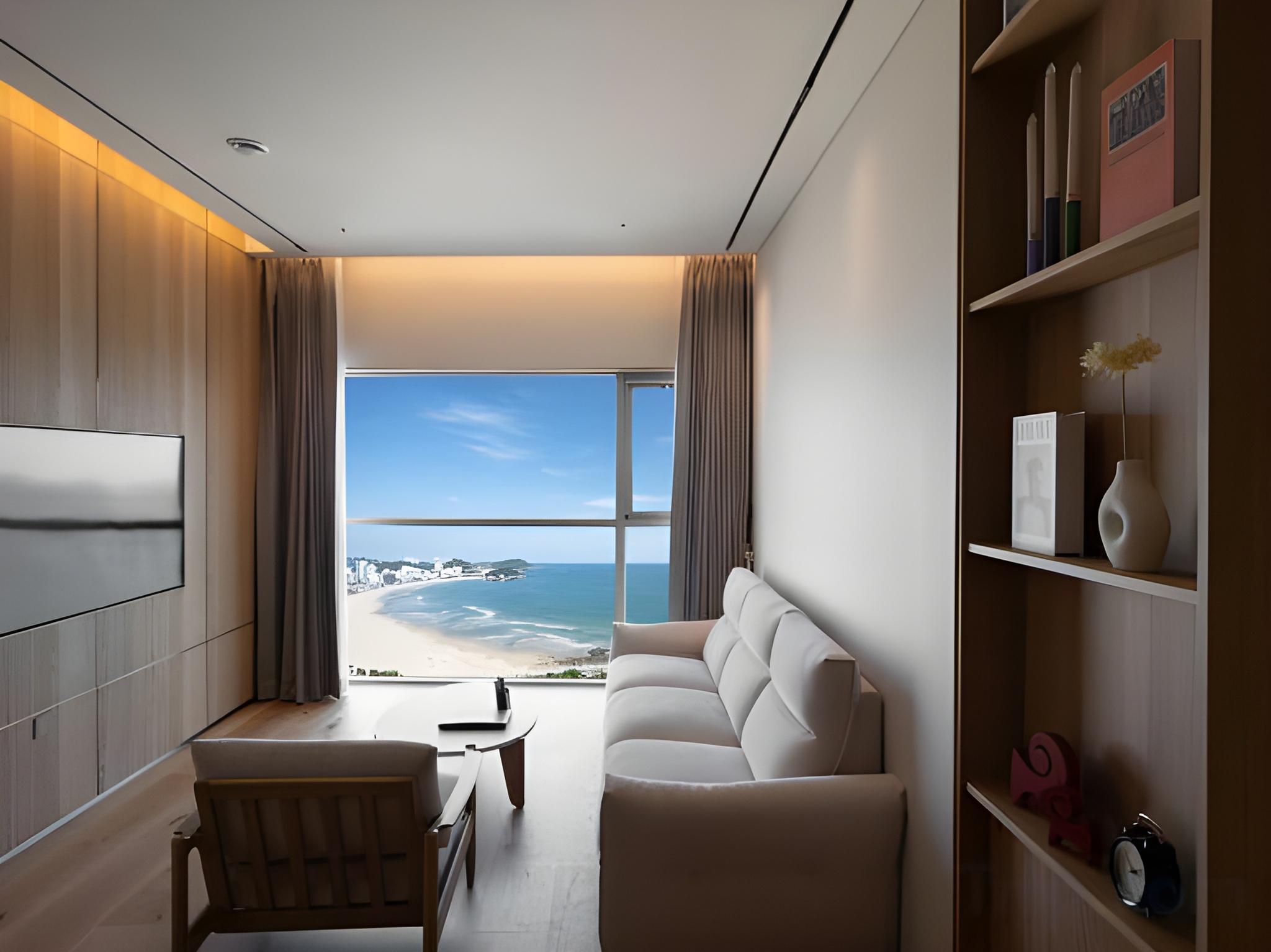 Premium, Suite, Double Bed, Pool and Sea View