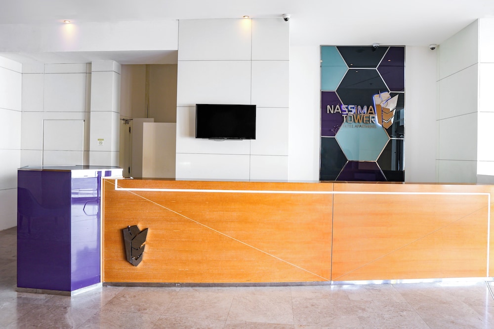Lobby at Nassima Tower Hotel Apartments, DUBAI