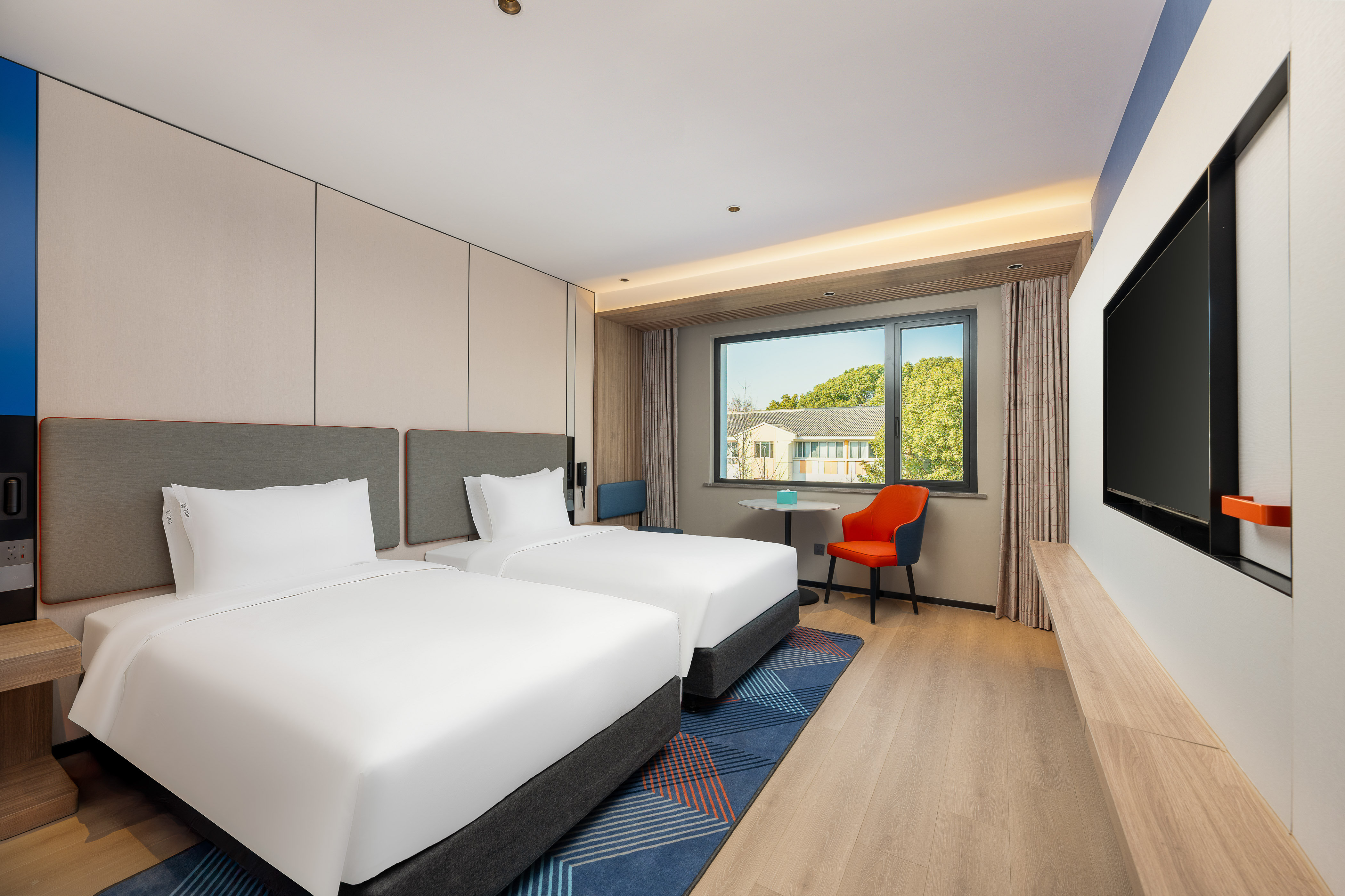 Standard, 2 Double Beds, Extra Floor Space