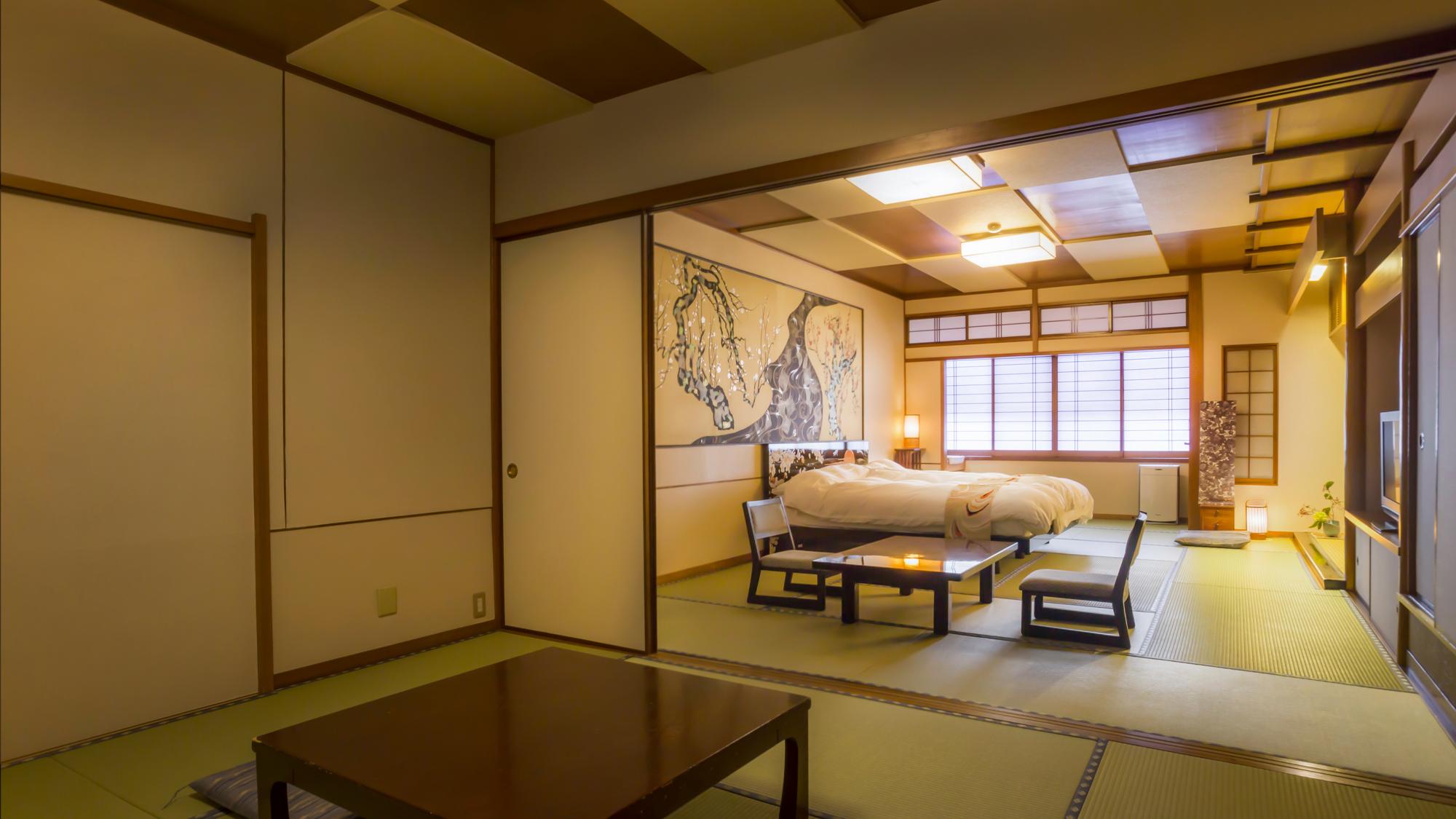 Japanese Western, Hollywood, Deluxe, Twin Beds, City View