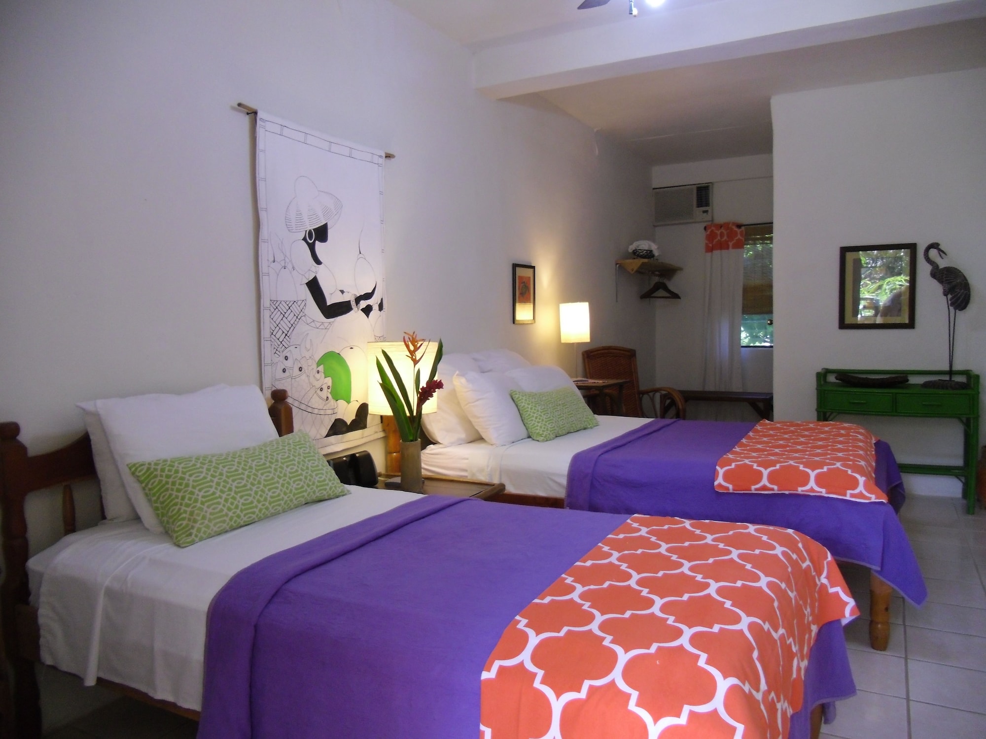 Lodge, 1 Single and 2 Double Beds