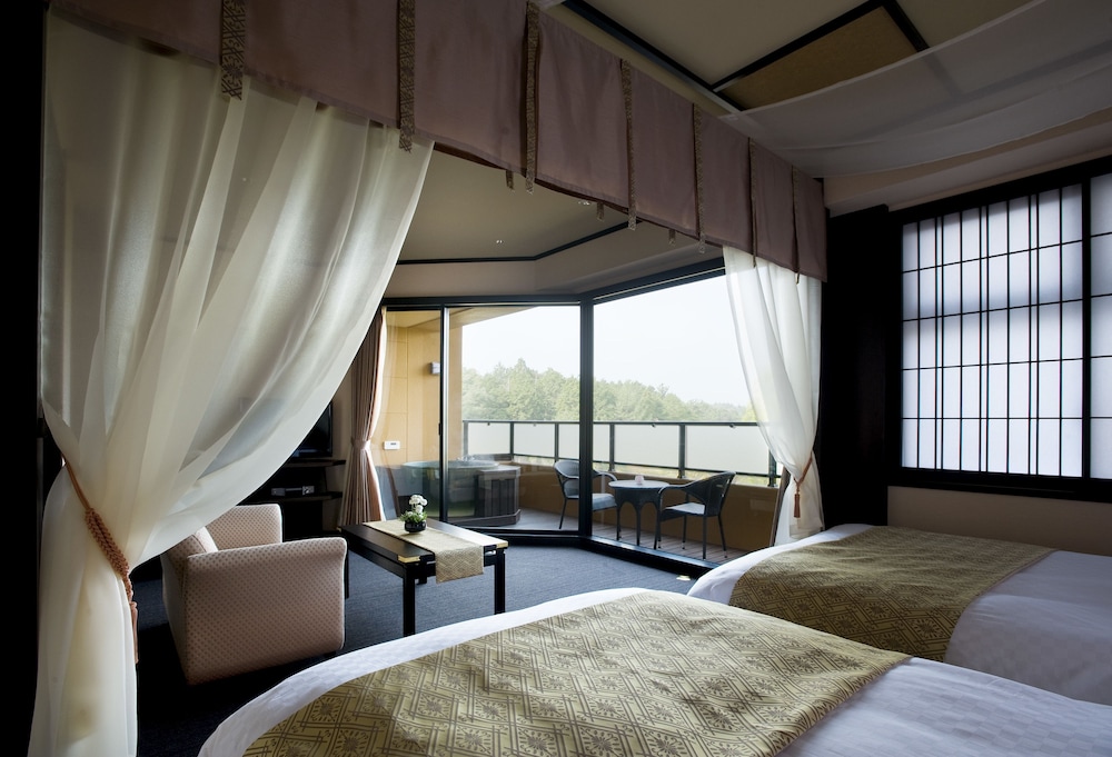 Japanese Western, Futon Bed, Twin Beds, Outdoor Bath