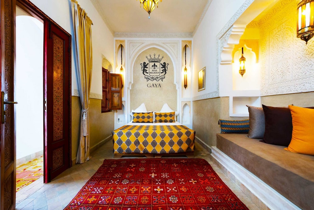 Lobby at Riad Melhoun Spa, MARRAKECH