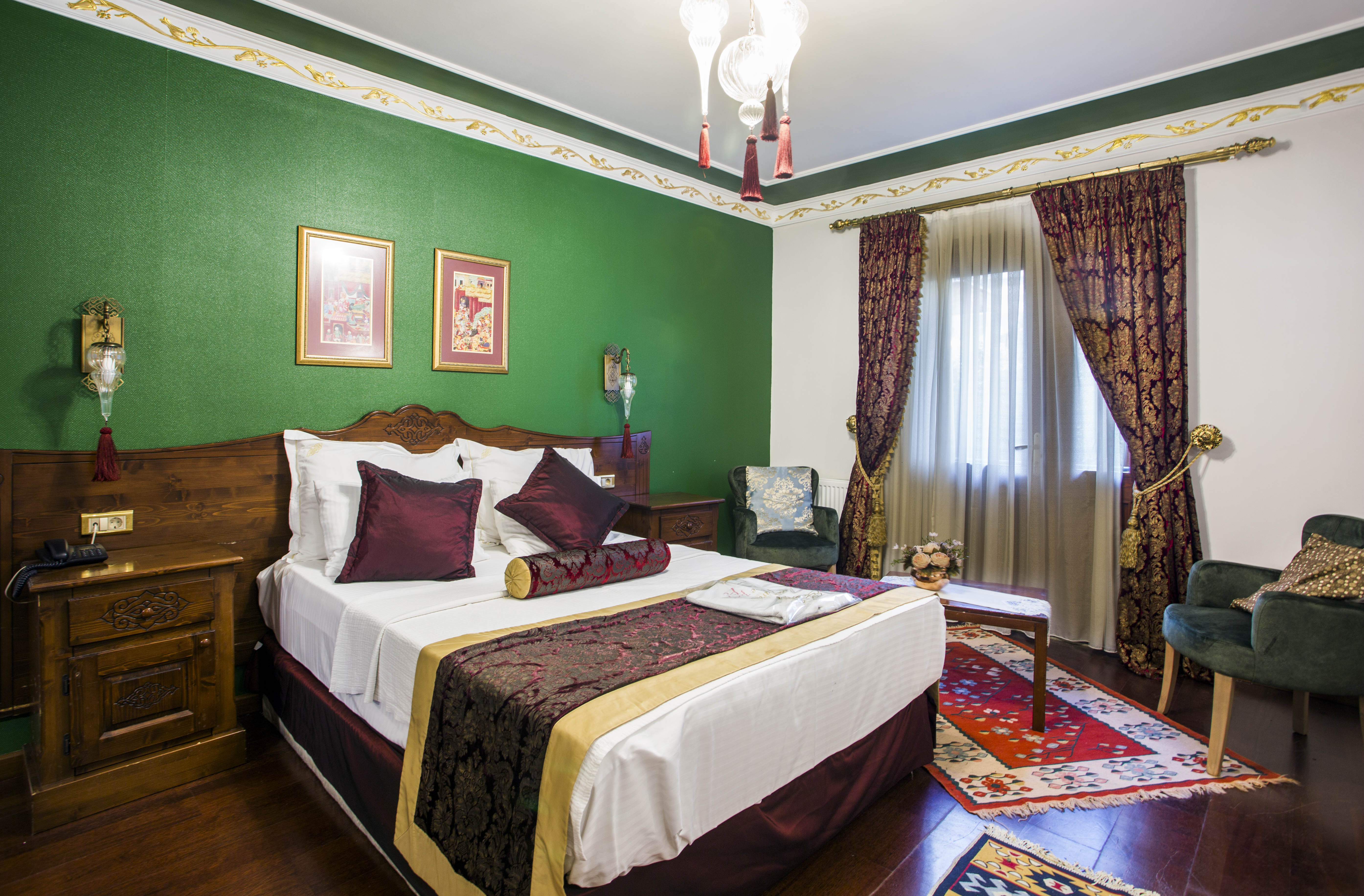 غرفة ديلوكس بسرير مزدوج بشرفة، Garden House Istanbul 2/5