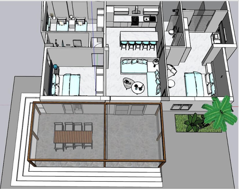 BLUE MARE VILLAS 1/48