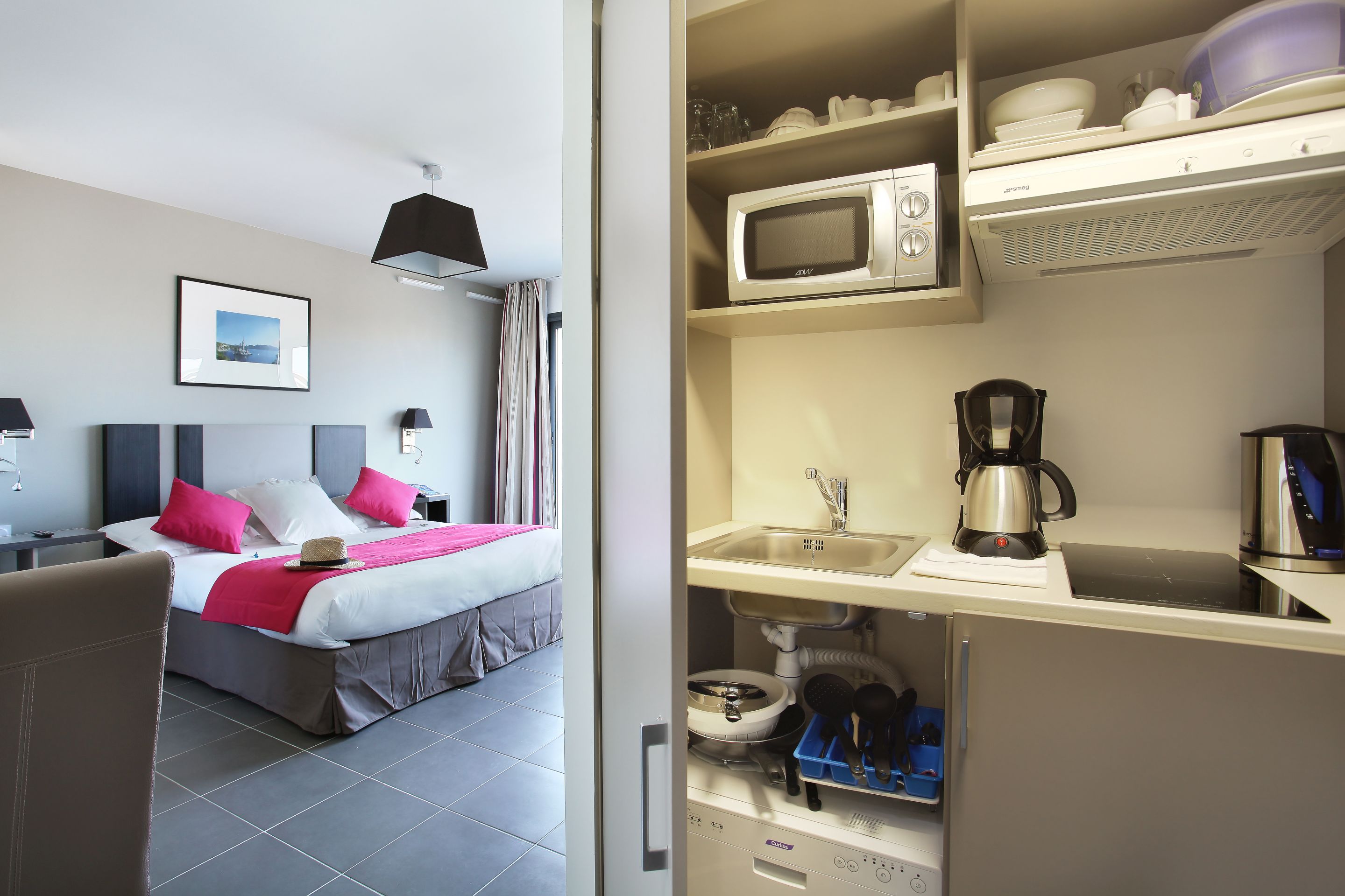 استوديو سوبيريور، Appart hotel Odalys City Marseille Centre Parc Chanot Velodrome 4/4