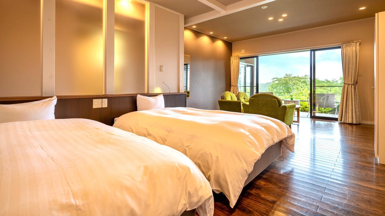 Romantic, Twin Beds, Mountain View, Annex