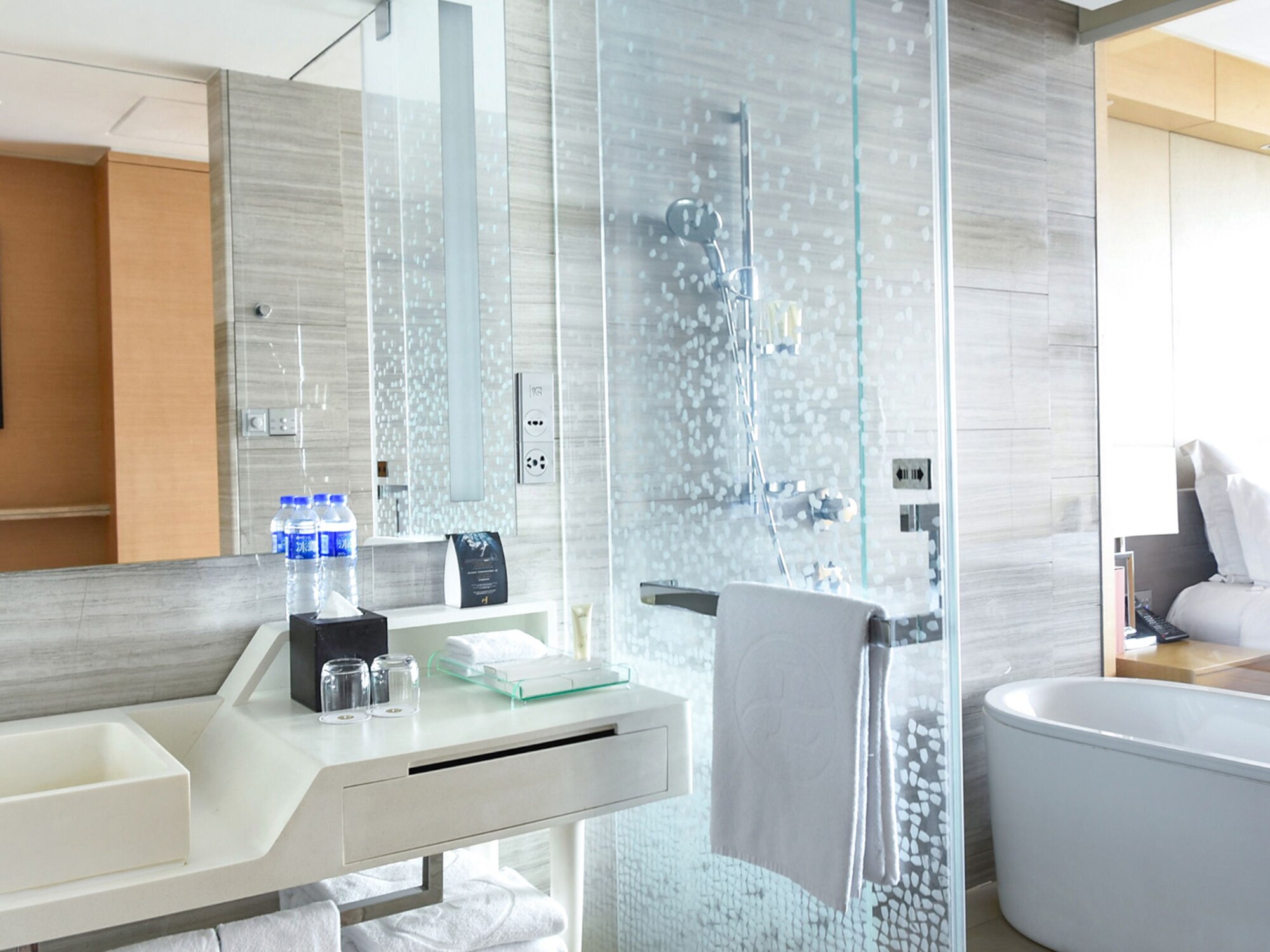 غرفة كلوب تنفيذية بسريرين منفصلين، Langham Place Hotel Guangzhou 9/10