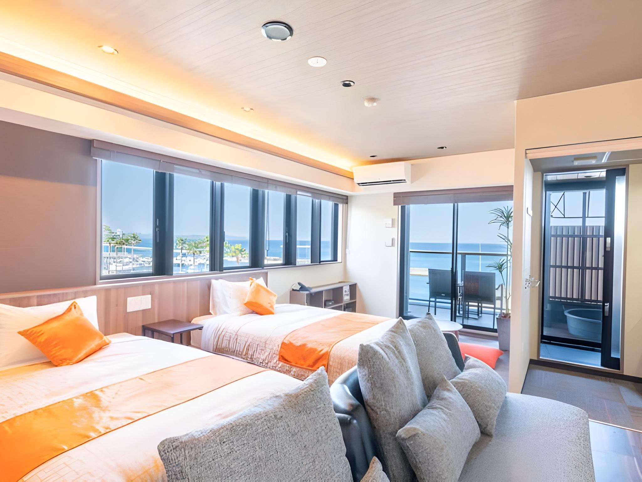 Japanese, Modern, Junior Suite, Ocean View, Outdoor Bath