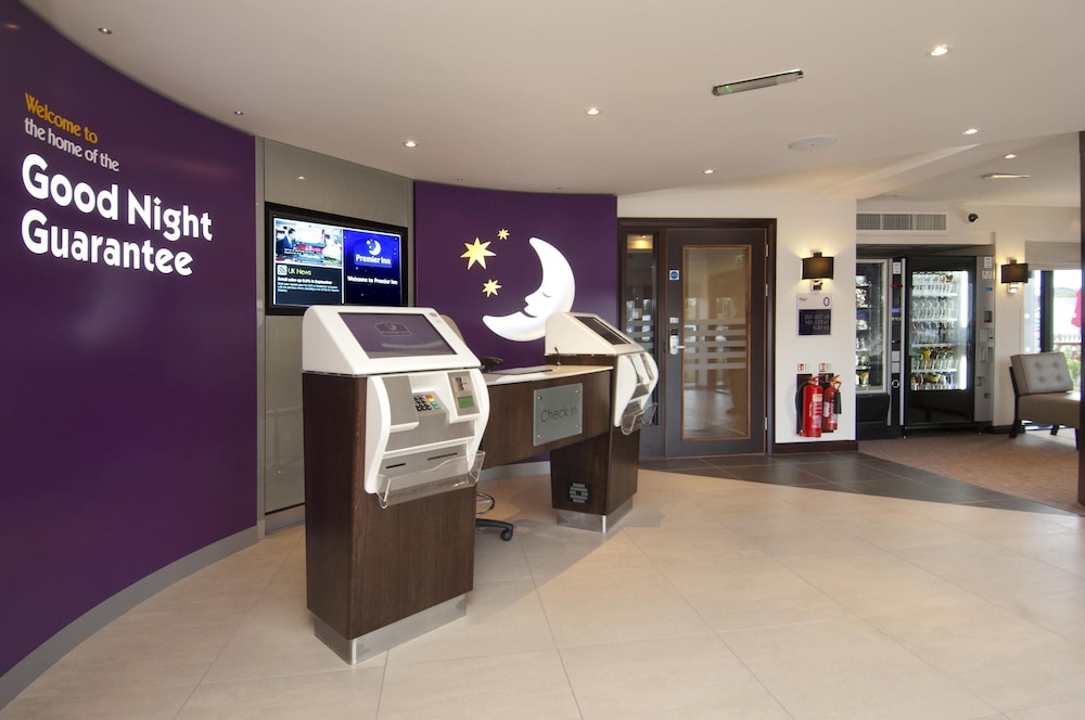 Lobby at Premier Inn Exeter (M5 J29) Hotel, EXETER