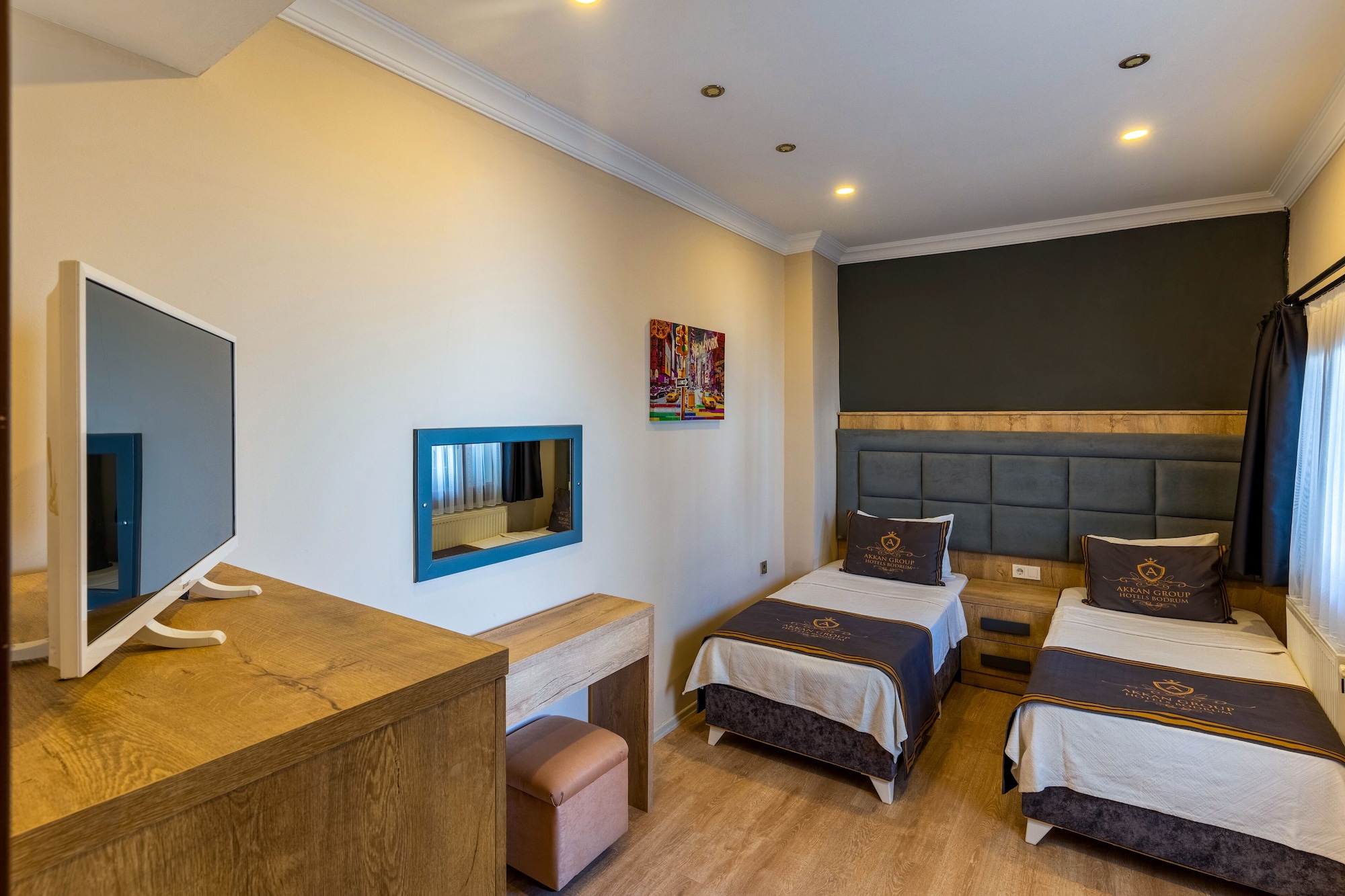 غرفة عائلية بسرير مزدوج وسريرين منفصلين بغرفتي نوم، AKKAN LUXURY HOTEL 6/9