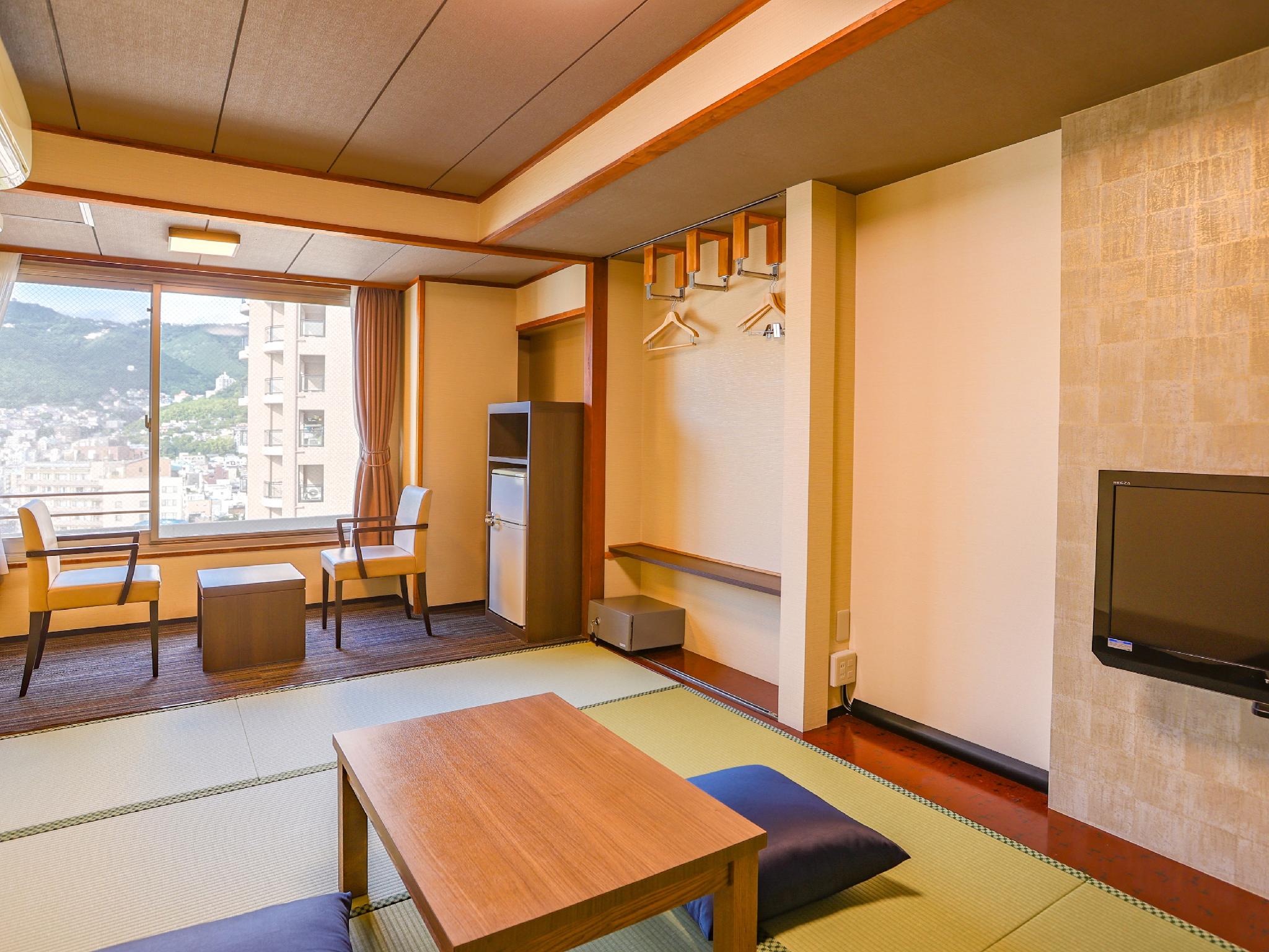 Interior, Japanese, Standard, 2 Futon Beds, City Side, Tatami