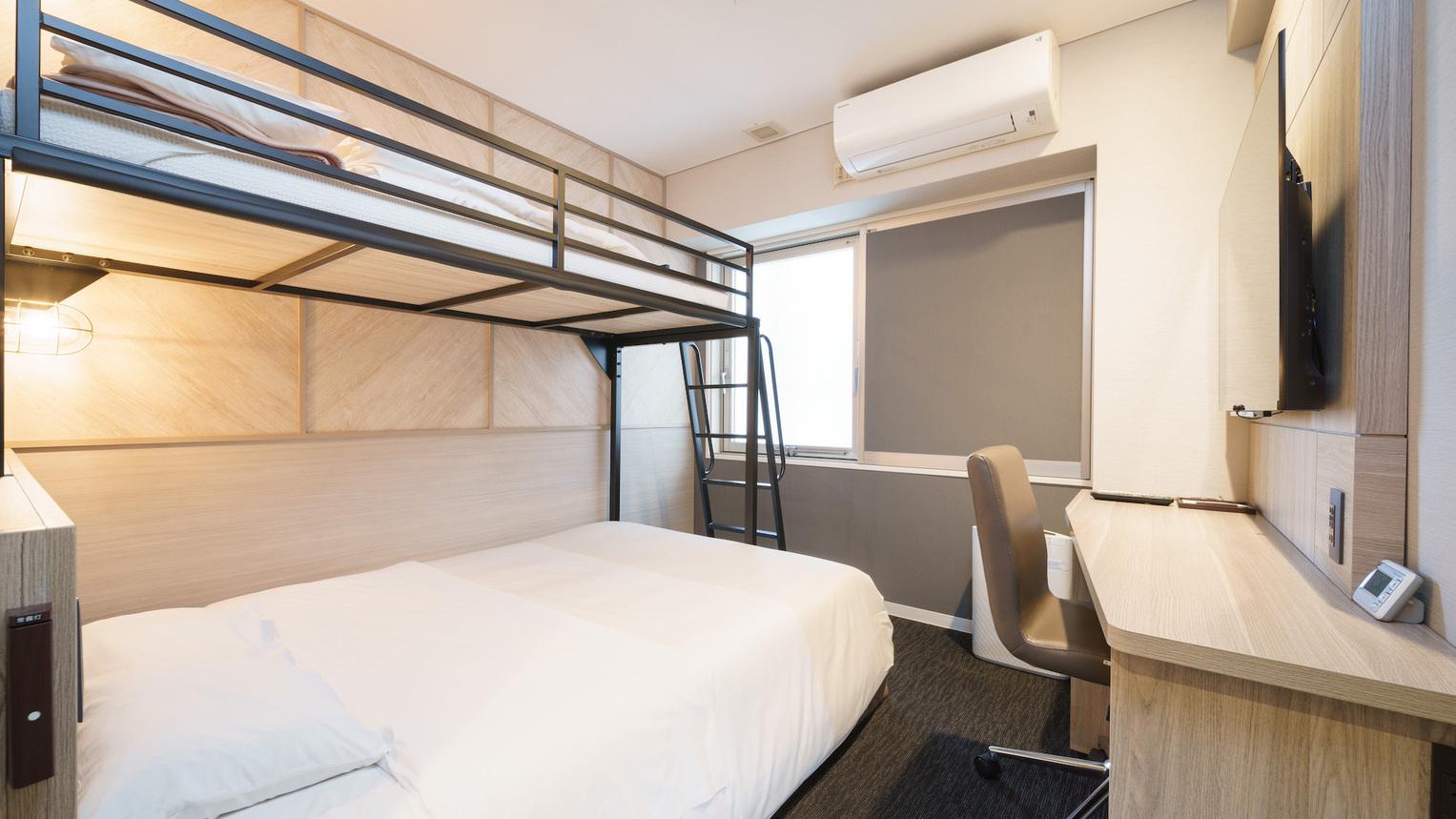Room, Double or Single Bed, Bunk Bed