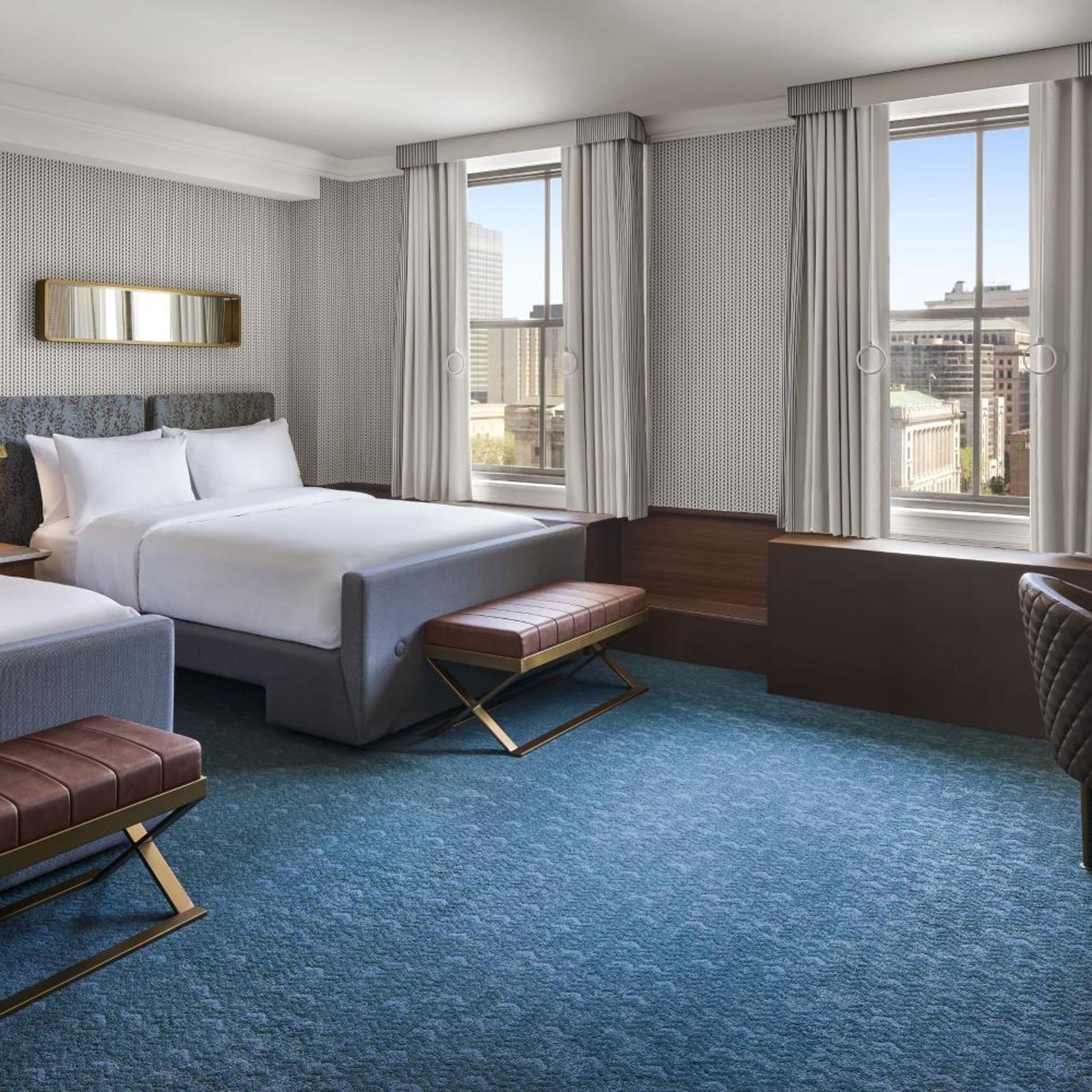 Room, 2 Queen Beds, Shared Square View