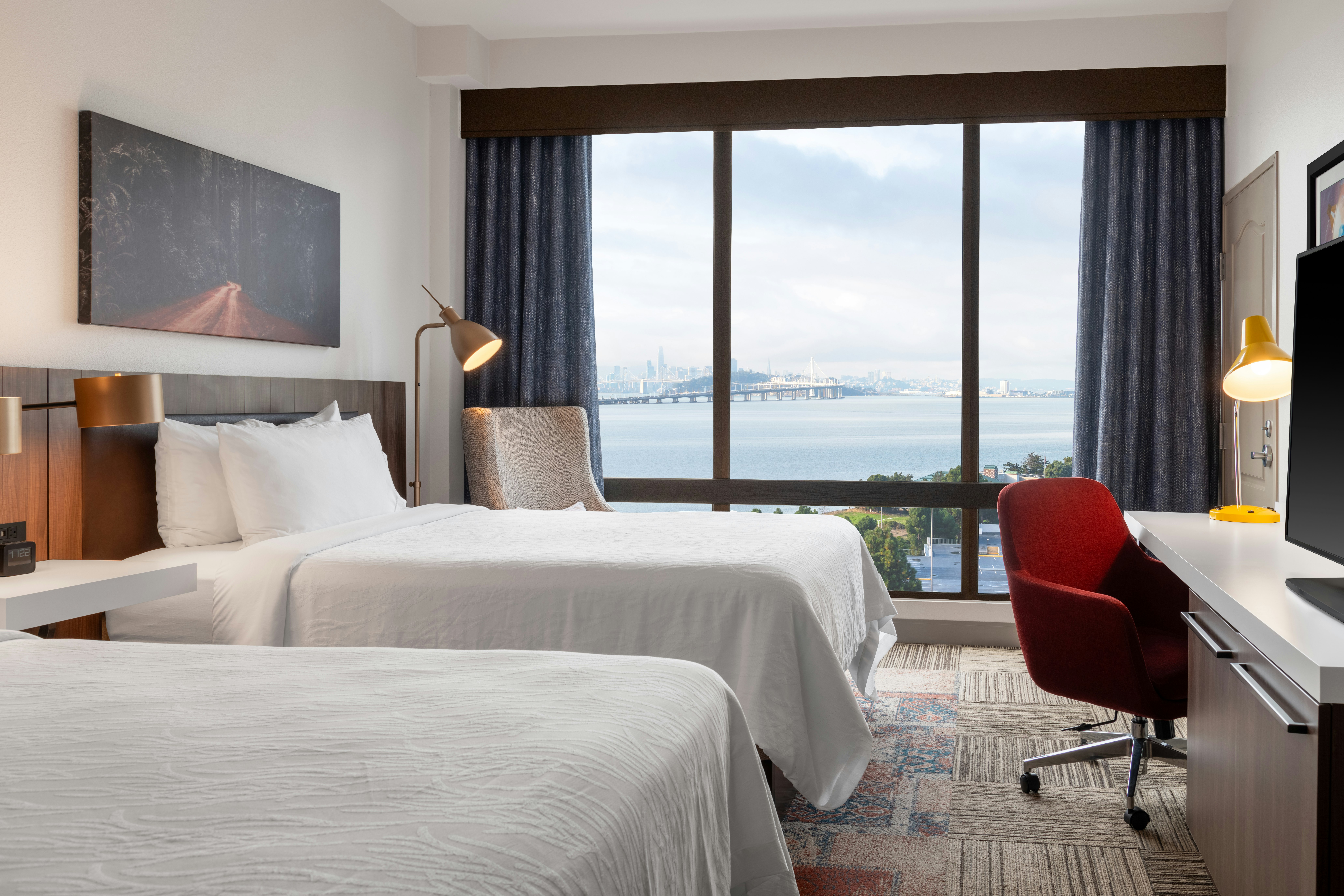 Room, 2 Queen Beds, Bay View, High Floor