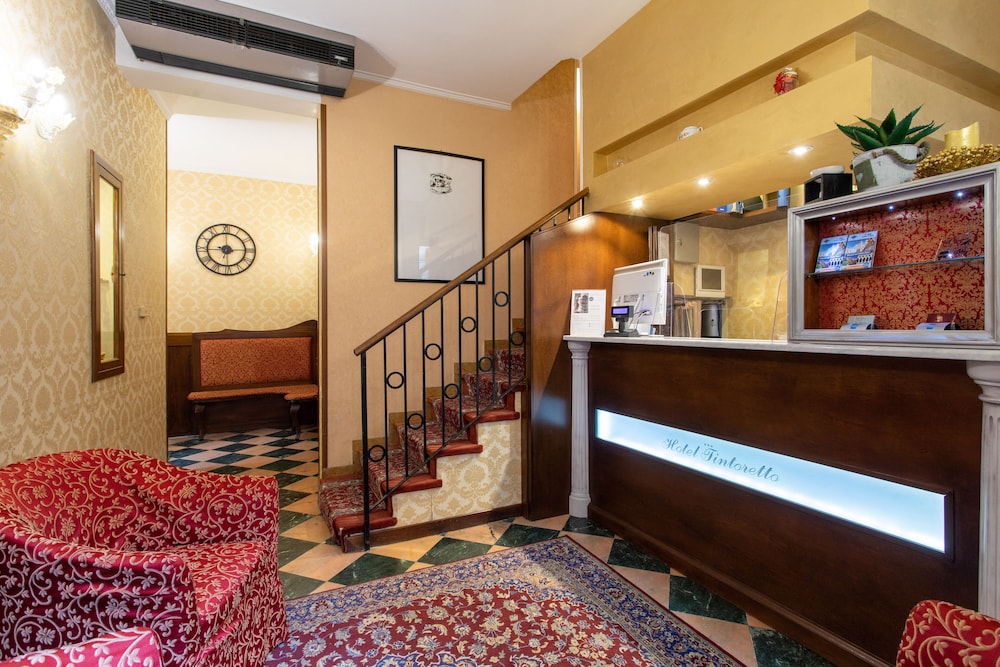 Lobby at Tintoretto Hotel, VENICE