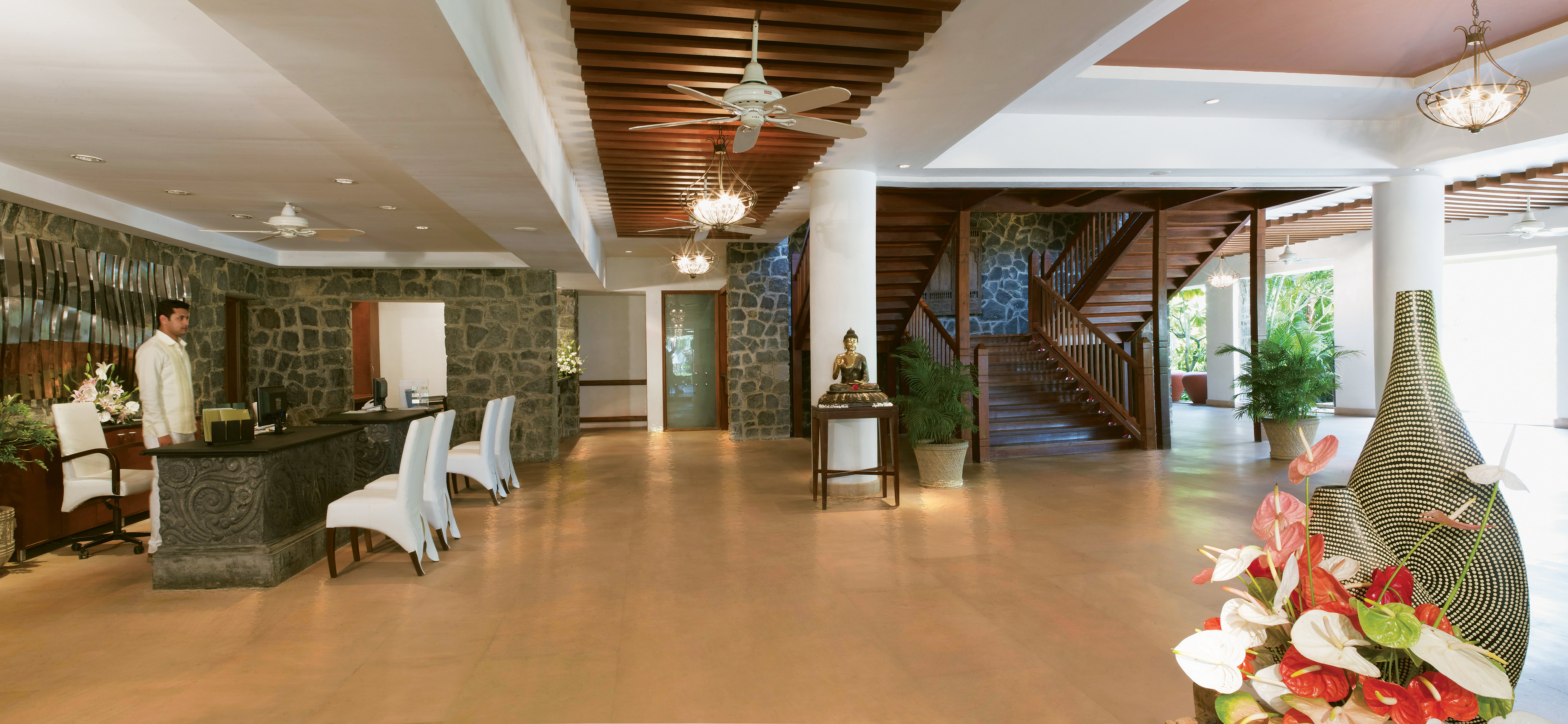 Lobby at Taj Green Cove Resort & Spa, Kovalam, THIRUVANANTHAPURAM