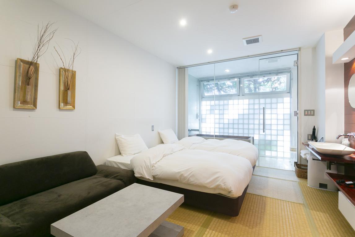 Japanese Western, Kaede, Twin Beds, Private Bathroom