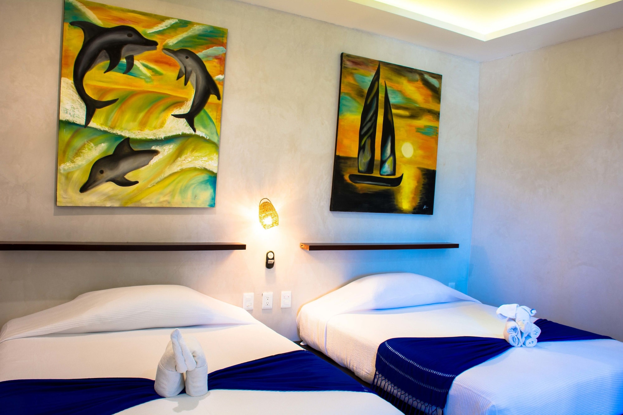 junior suite, multiple beds, pool view، Pacha Tulum Boutique Hotel 3/4