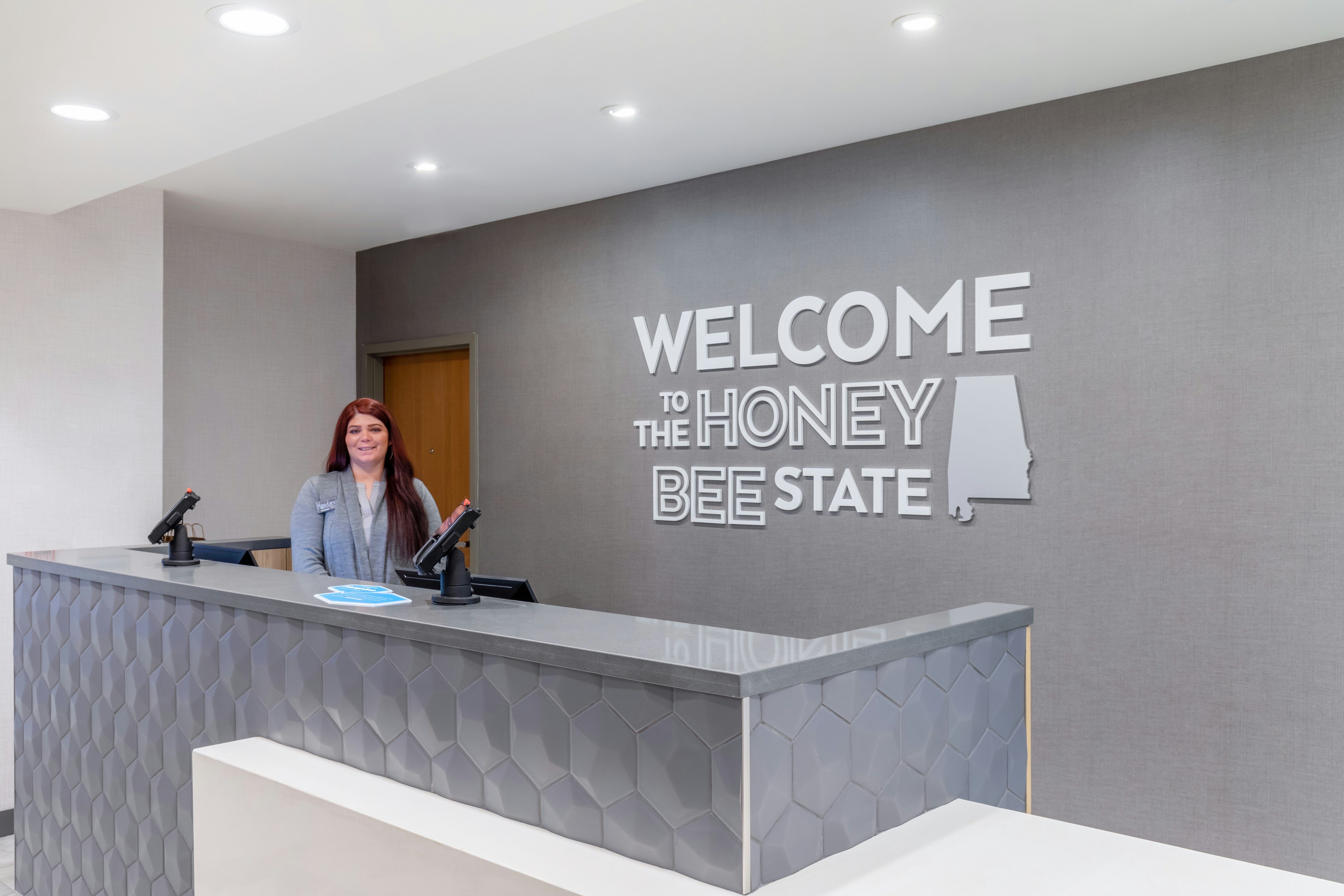 Lobby at Hampton Inn Albertville, ALBERTVILLE - AL