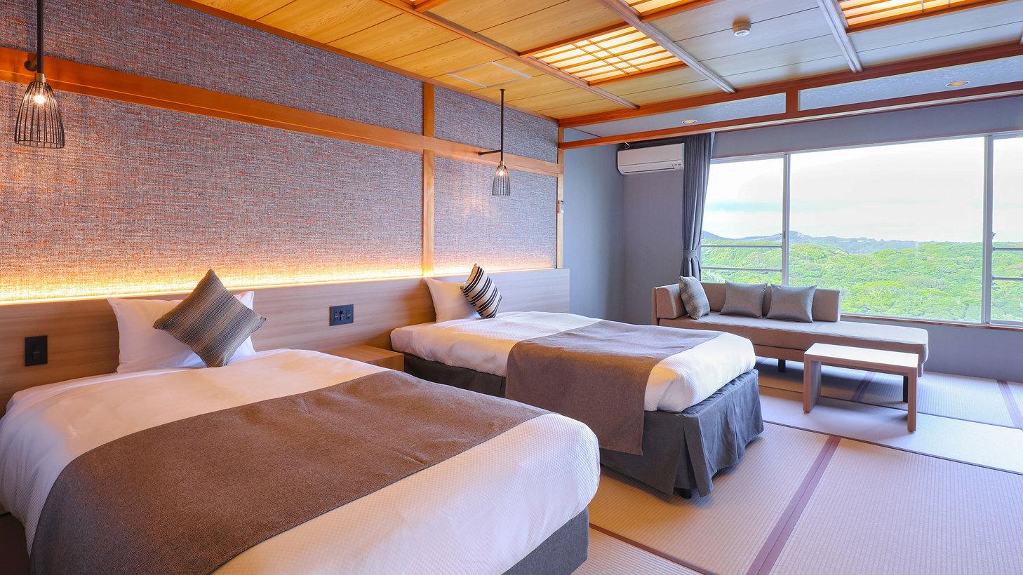 Superior, Side Ocean View, Tatami, Bathtub