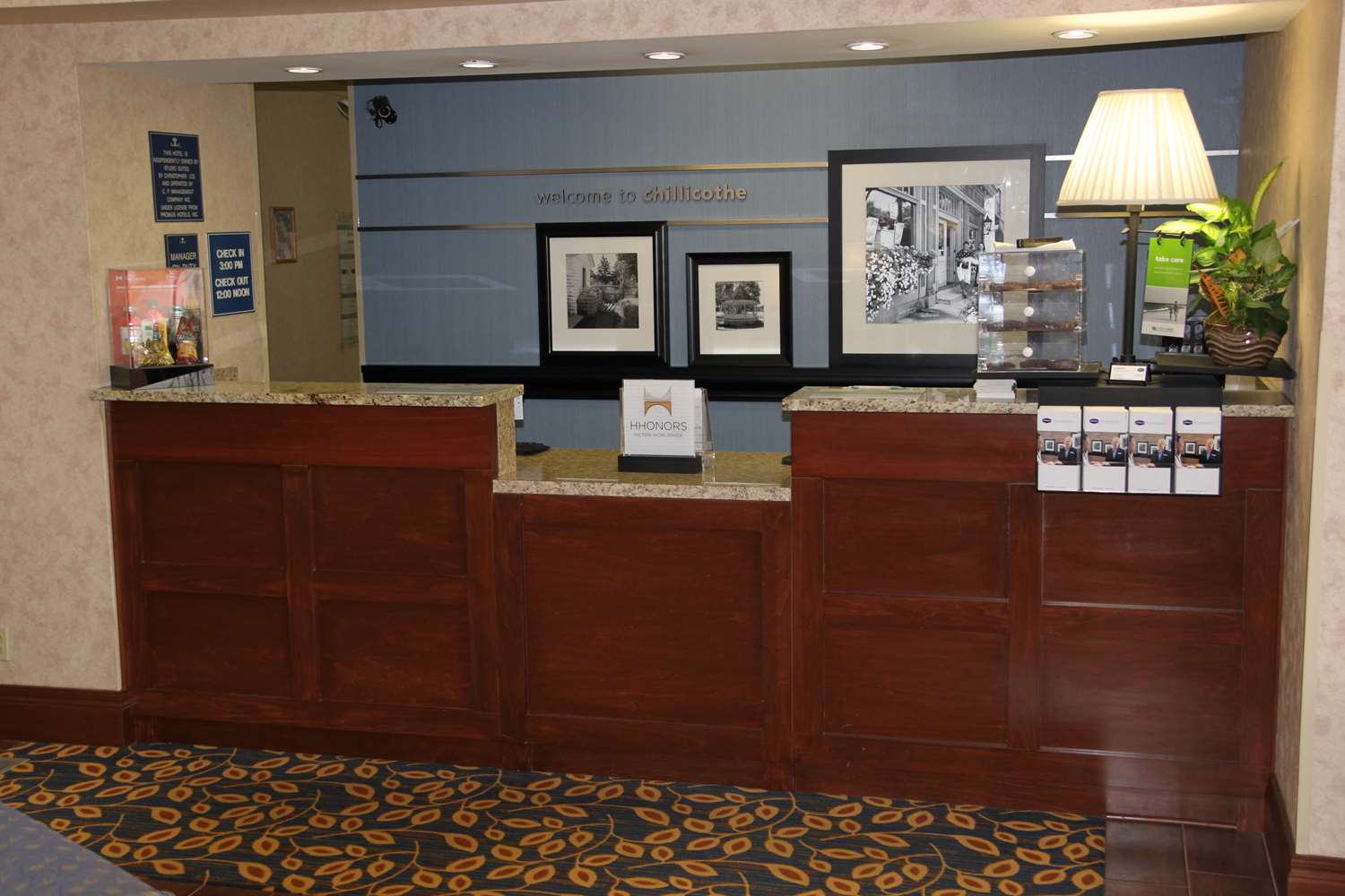 Lobby at Hampton Inn & Suites Chillicothe, CHILLICOTHE - OH