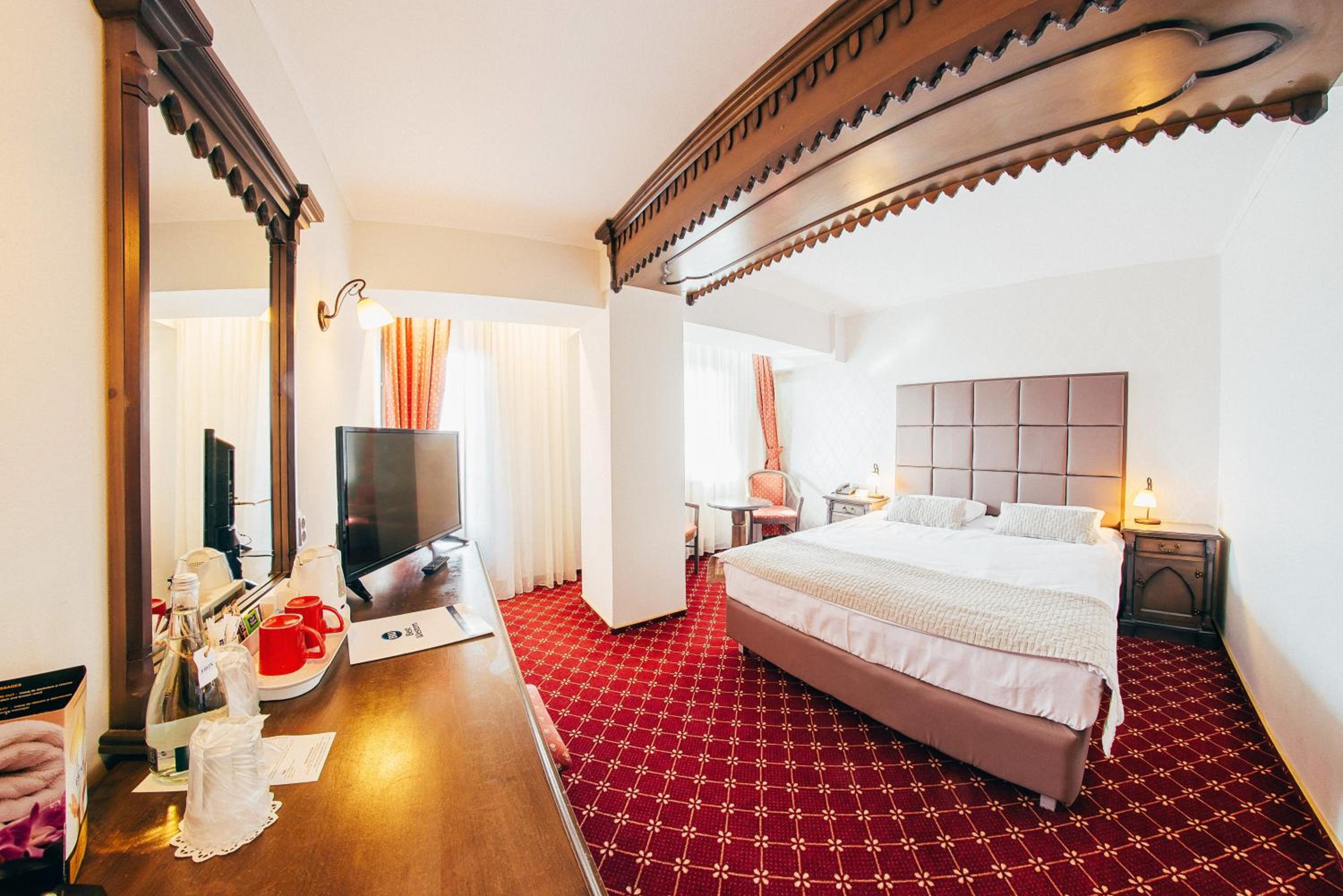 غرفة سوبيريور بسرير مزدوج أو سريرين منفصلين بشرفة، Best Western Bucovina-club De Munte 5/10