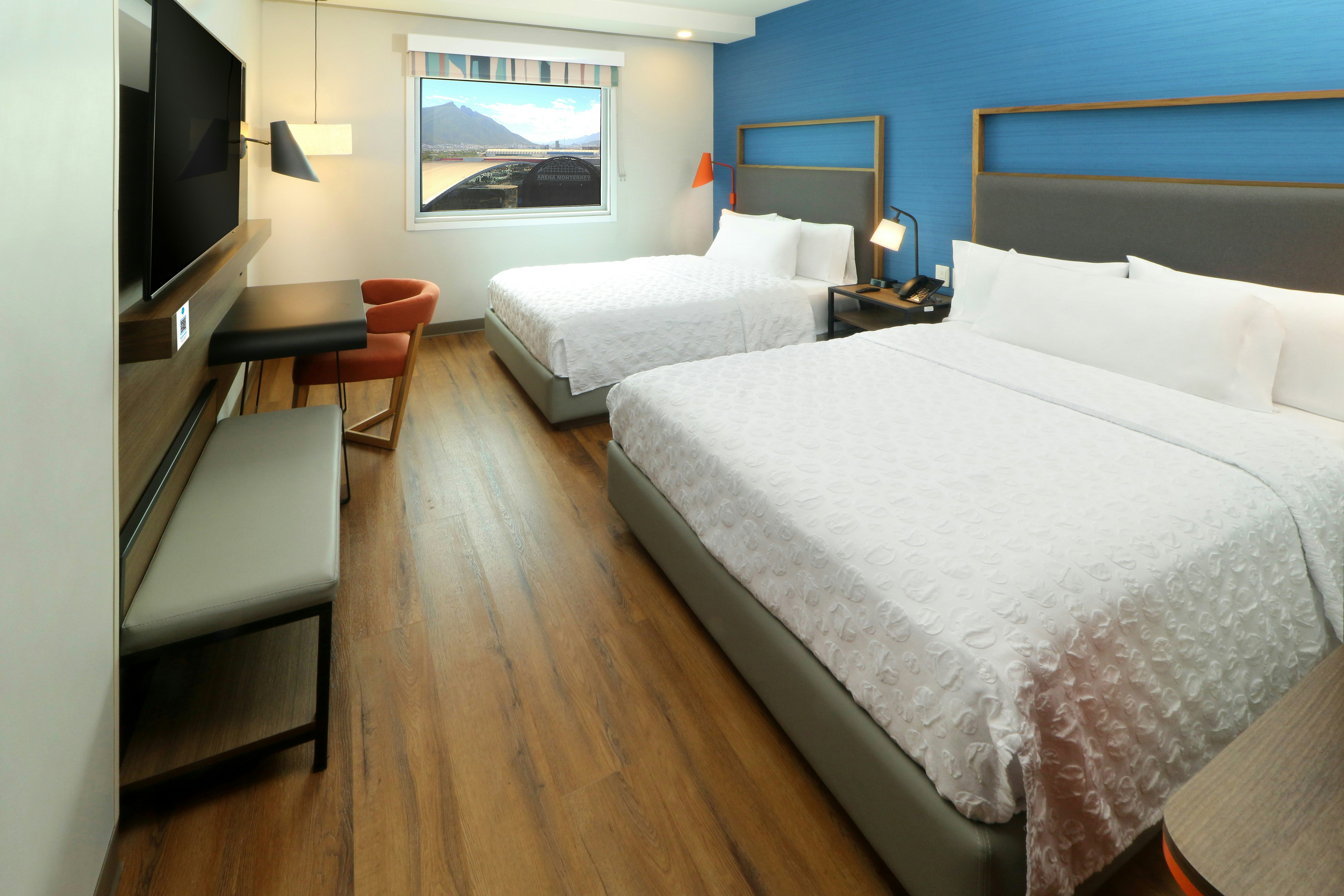ROOM, 2 DOUBLE BEDS